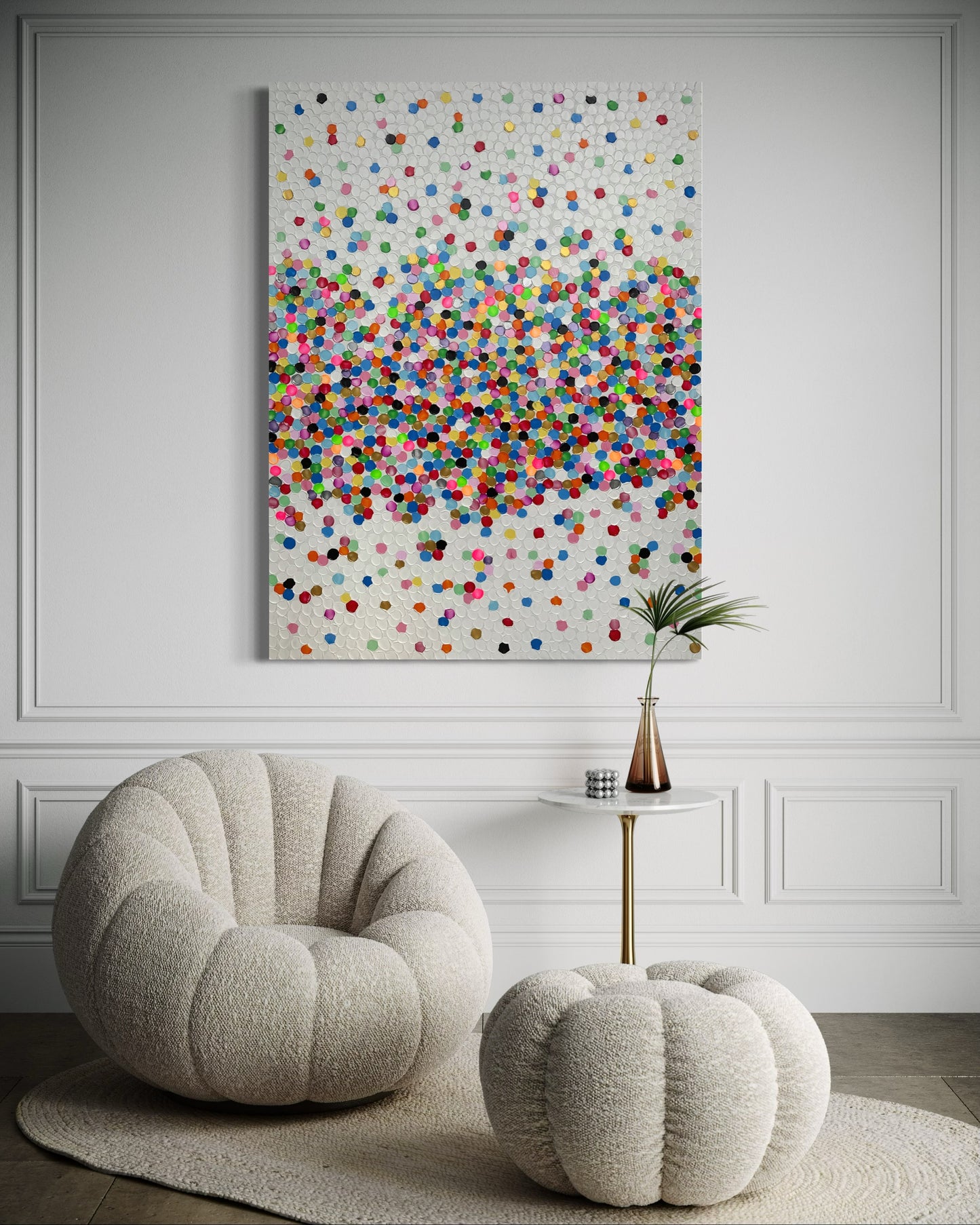 "Konfetti no.4" 140x100cm