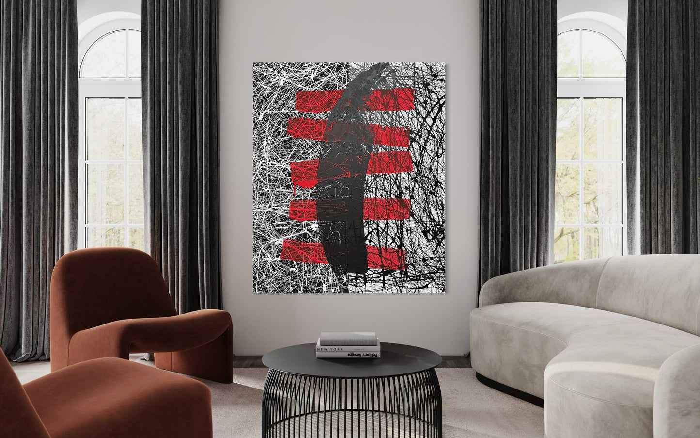 "Jackson X Katana" 120x100cm