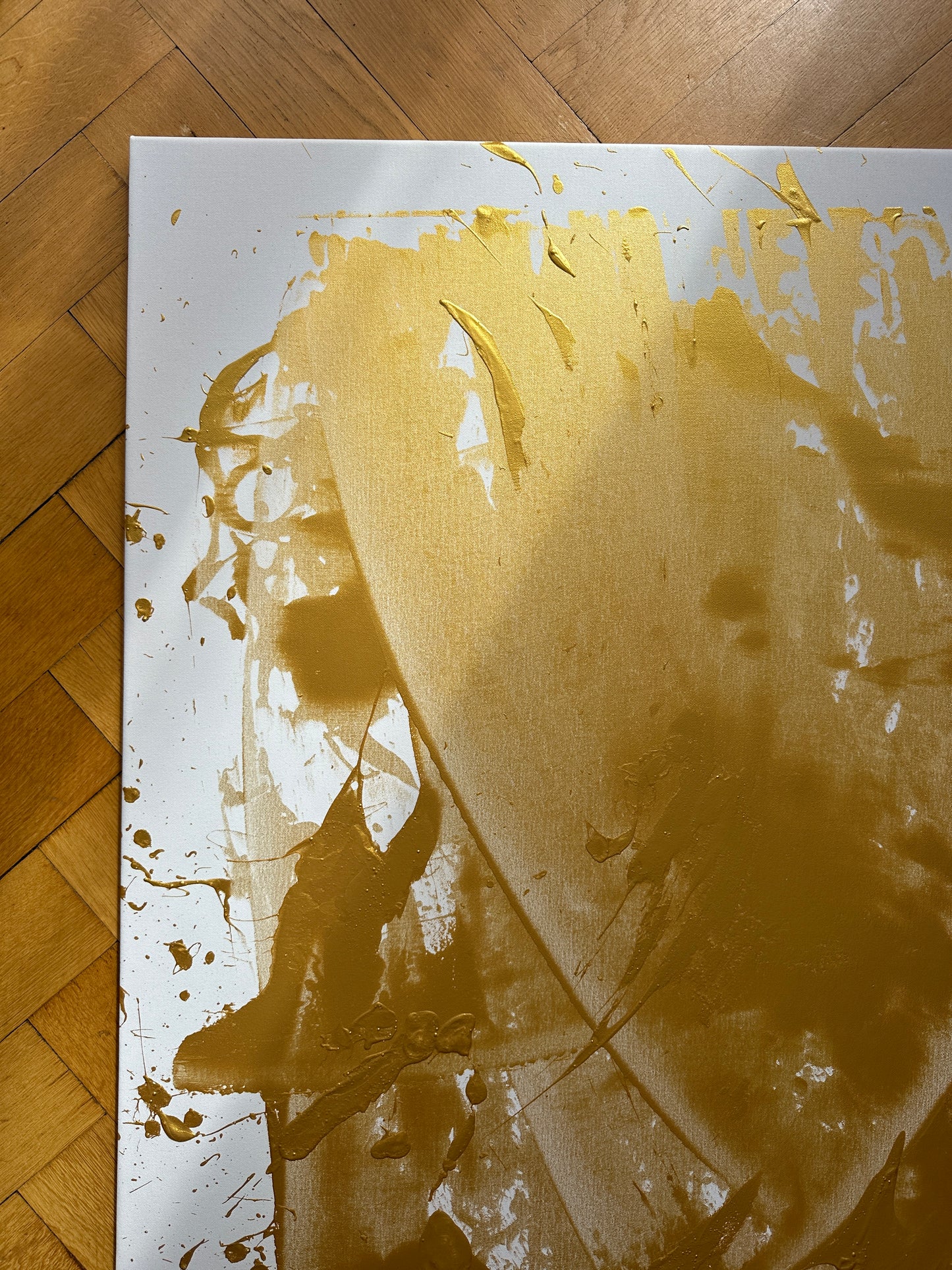 "Katana Gold no.2" 100x140cm