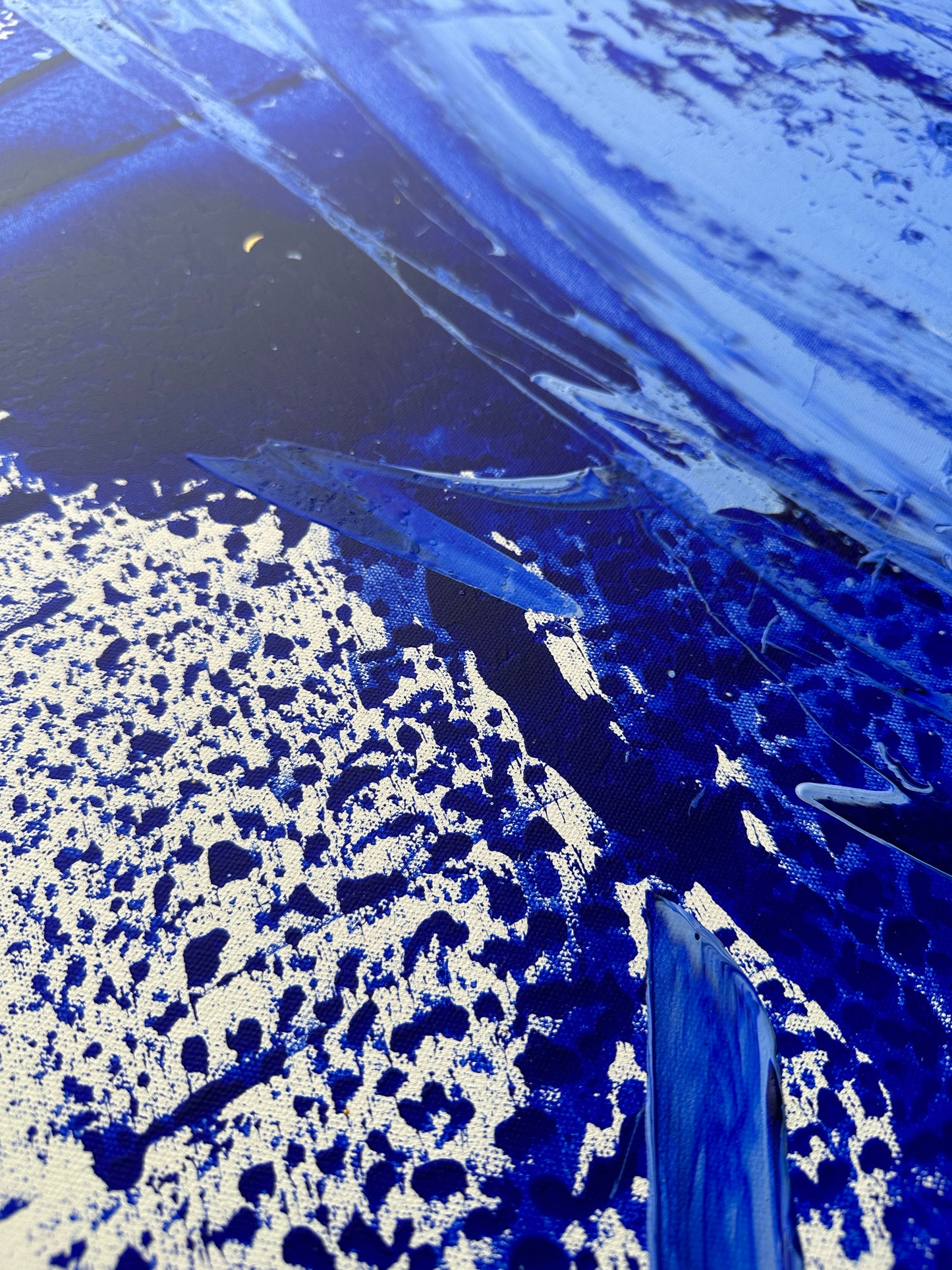 "Blue Katana" 100x140cm