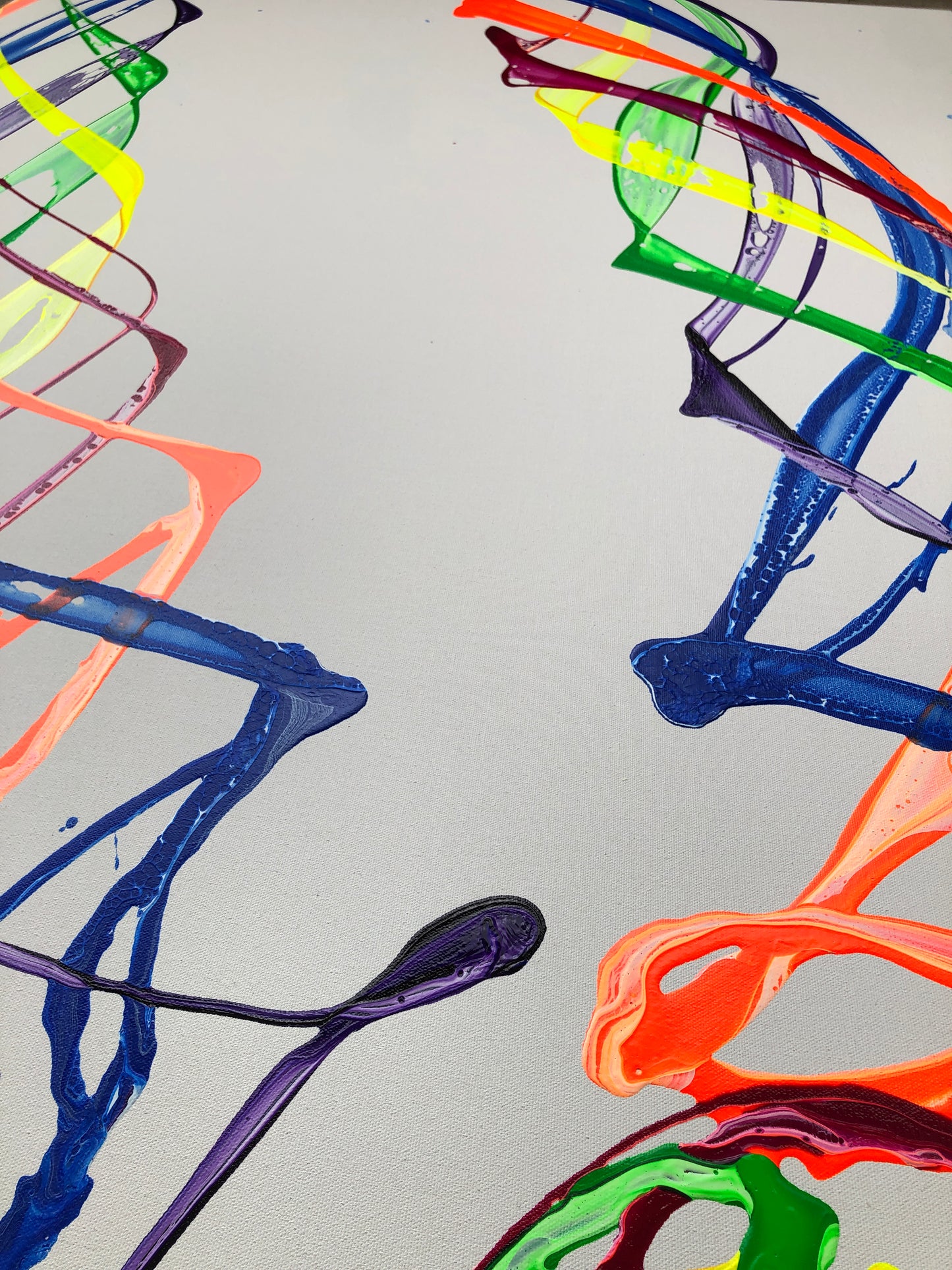 "Candy DNA" 110x150cm