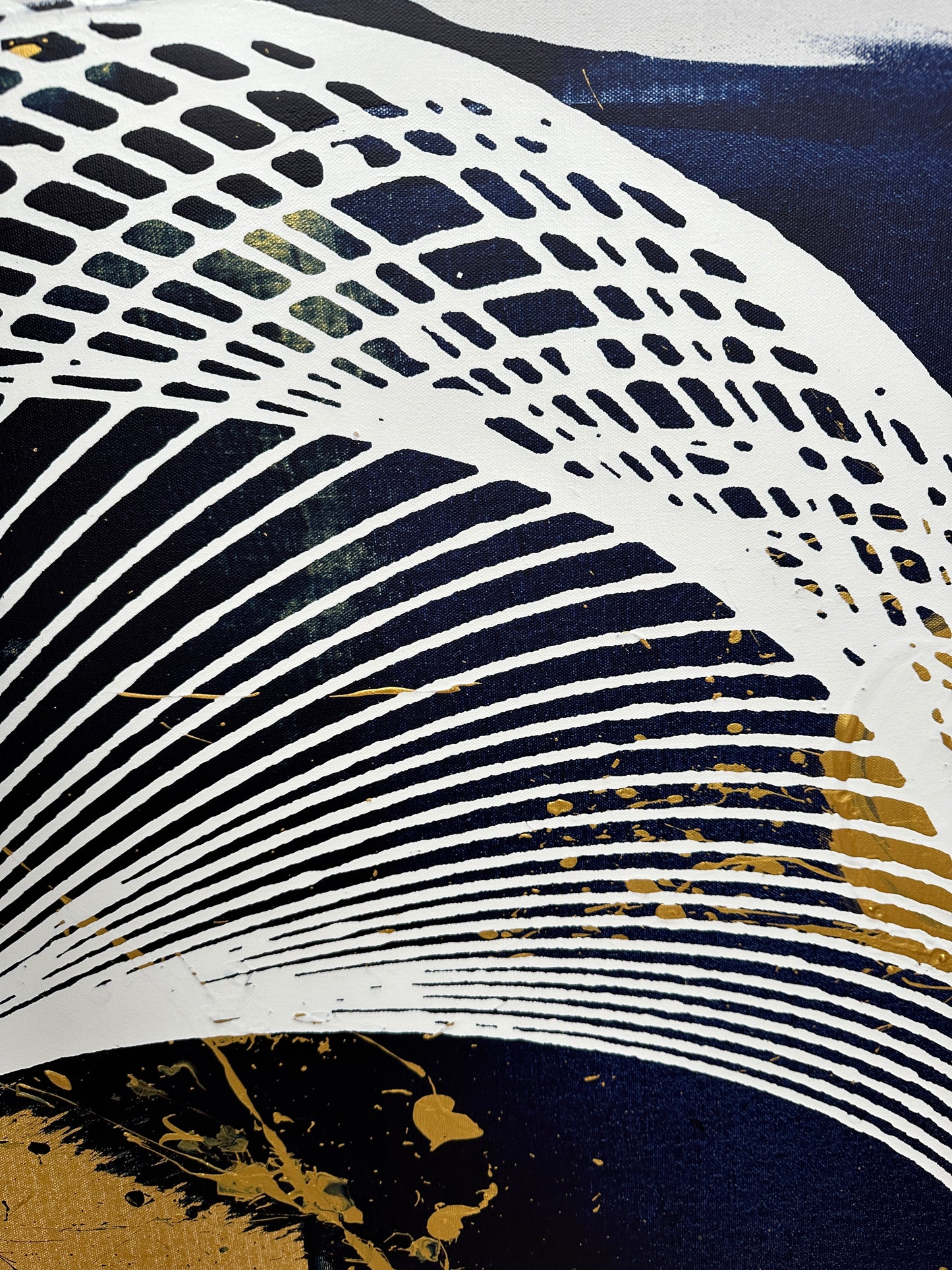 "Spiral Yin Yang" 120x120cm