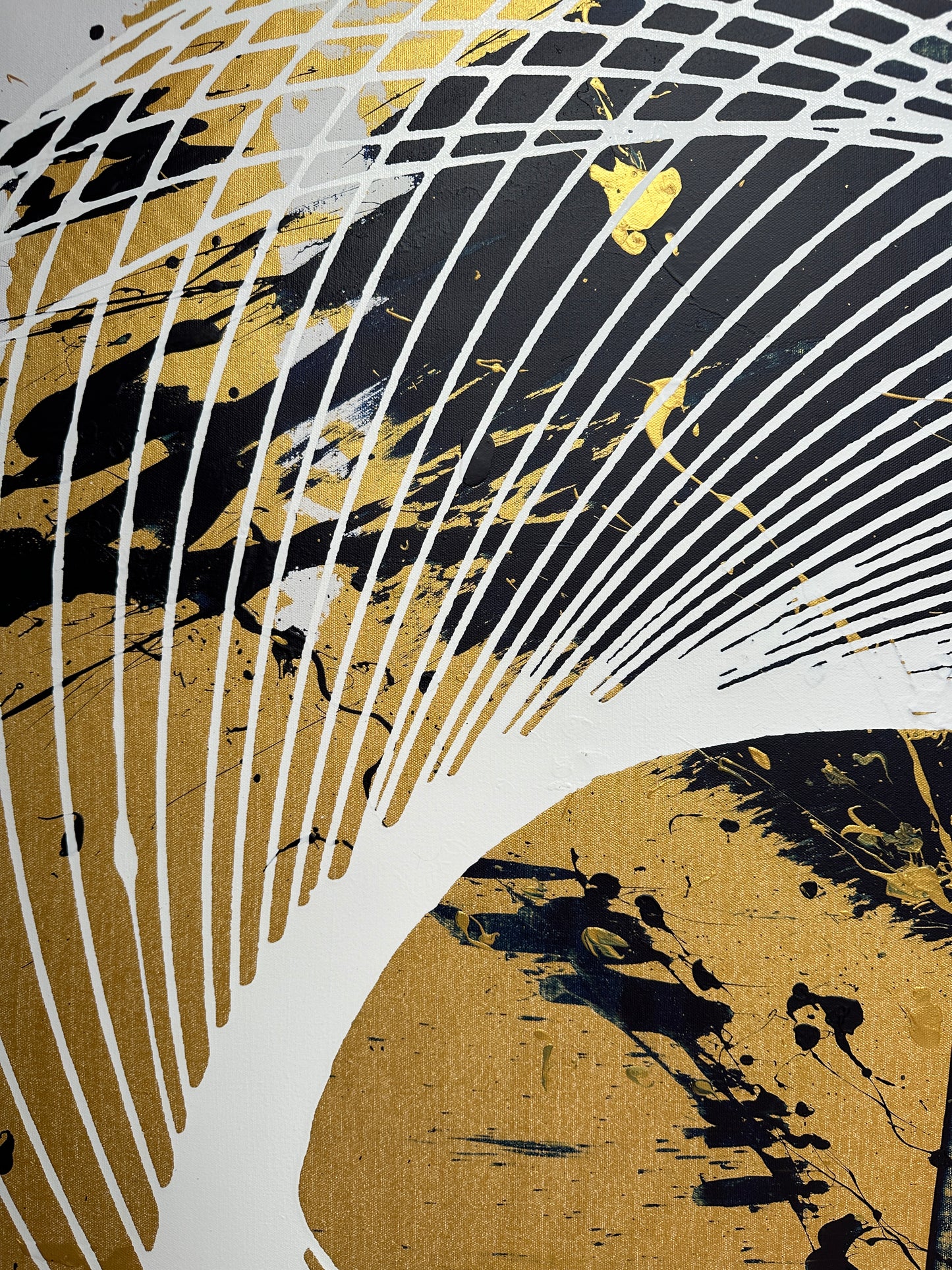 "Spiral Yin Yang" 120x120cm