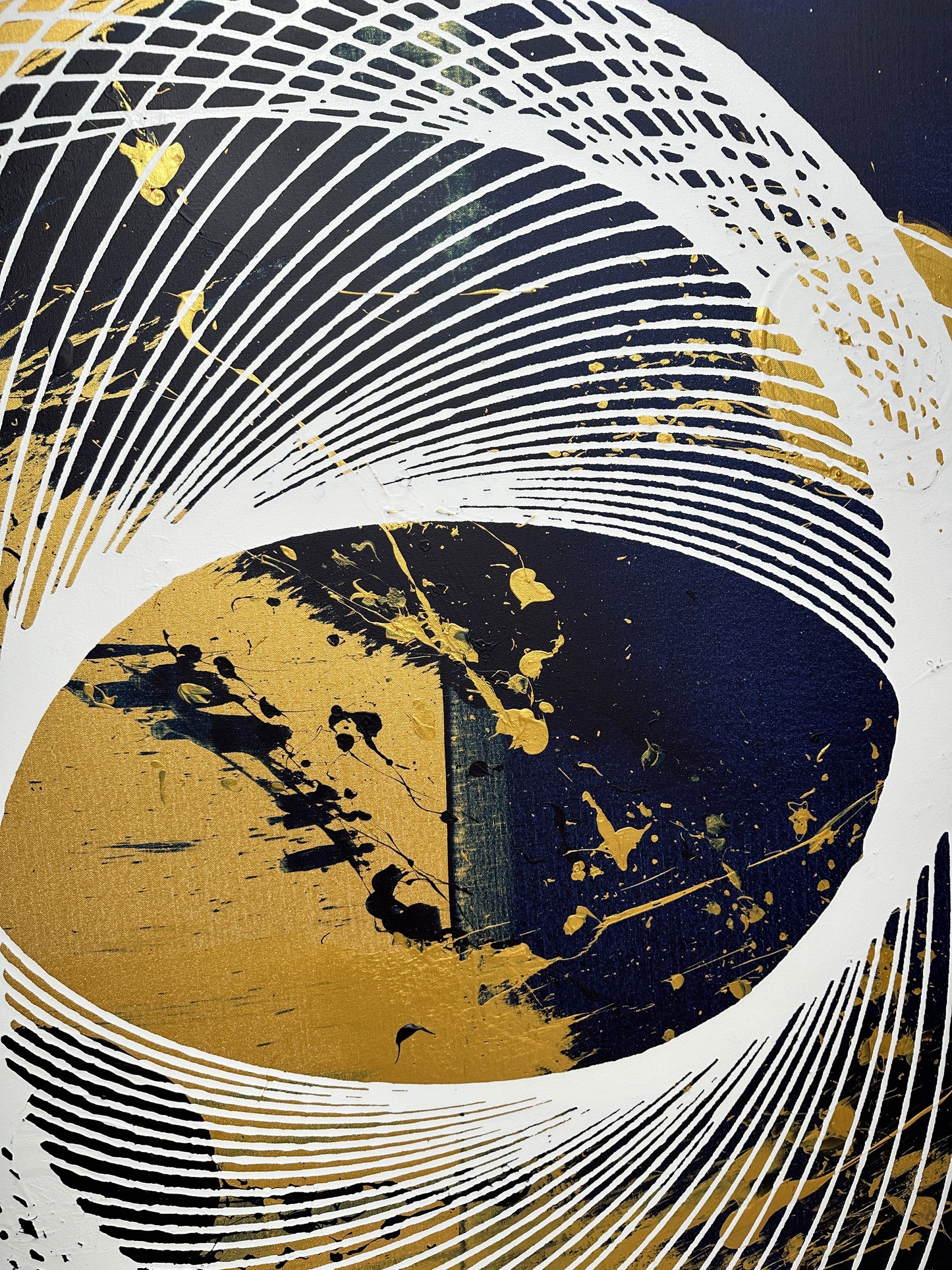 "Spiral Yin Yang" 120x120cm