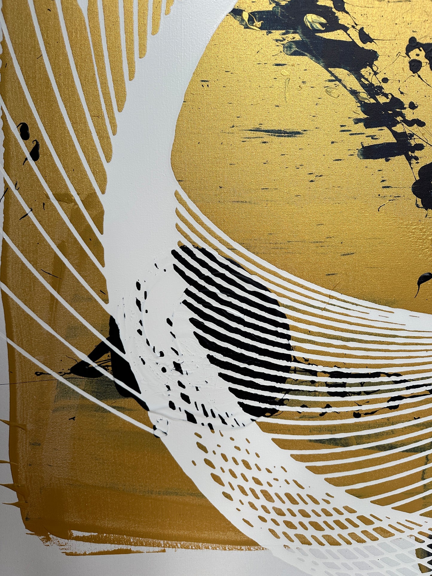 "Spiral Yin Yang" 120x120cm