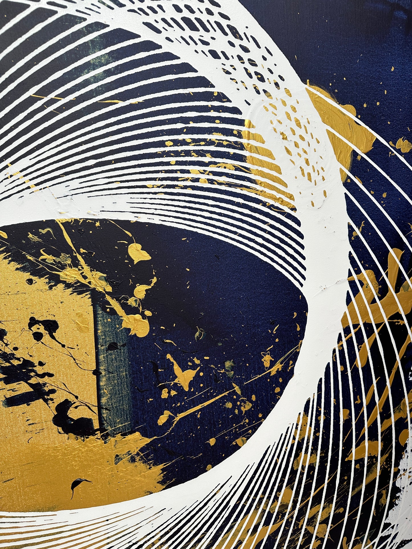 "Spiral Yin Yang" 120x120cm