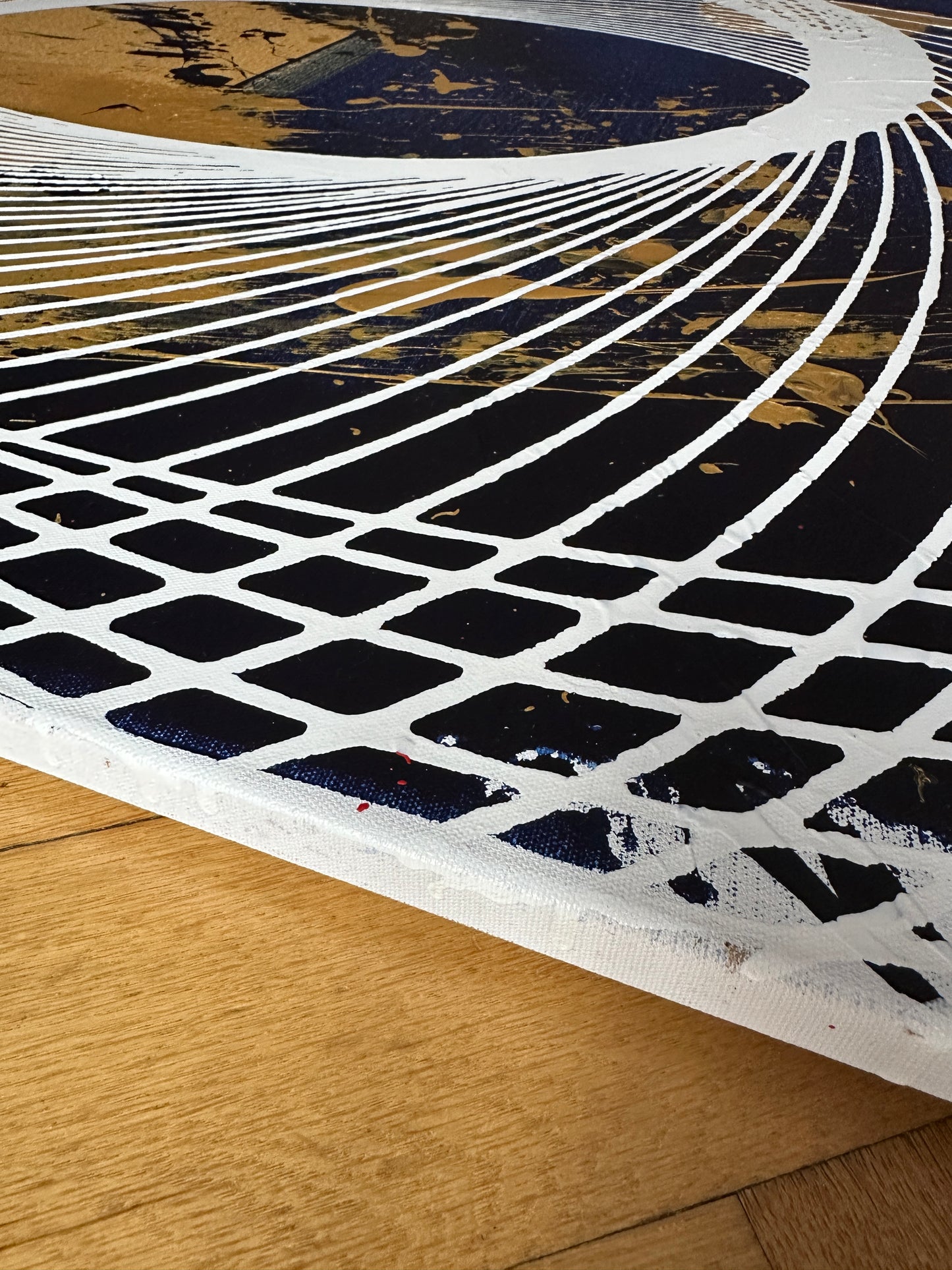 "Spiral Yin Yang" 120x120cm