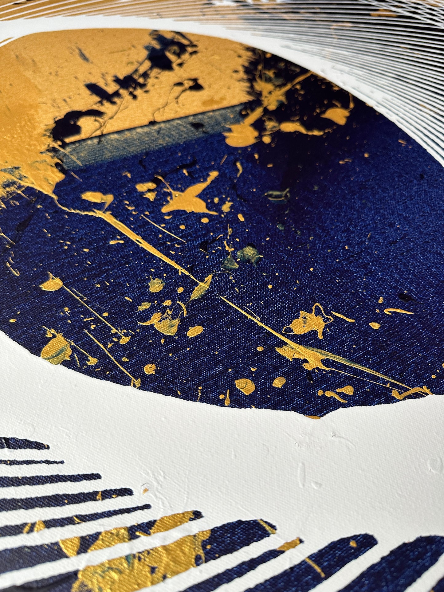 "Spiral Yin Yang" 120x120cm