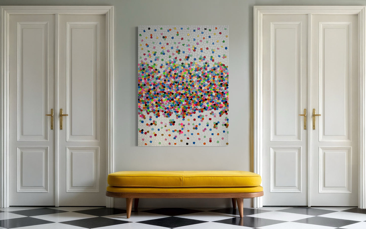 "Konfetti no.4" 140x100cm