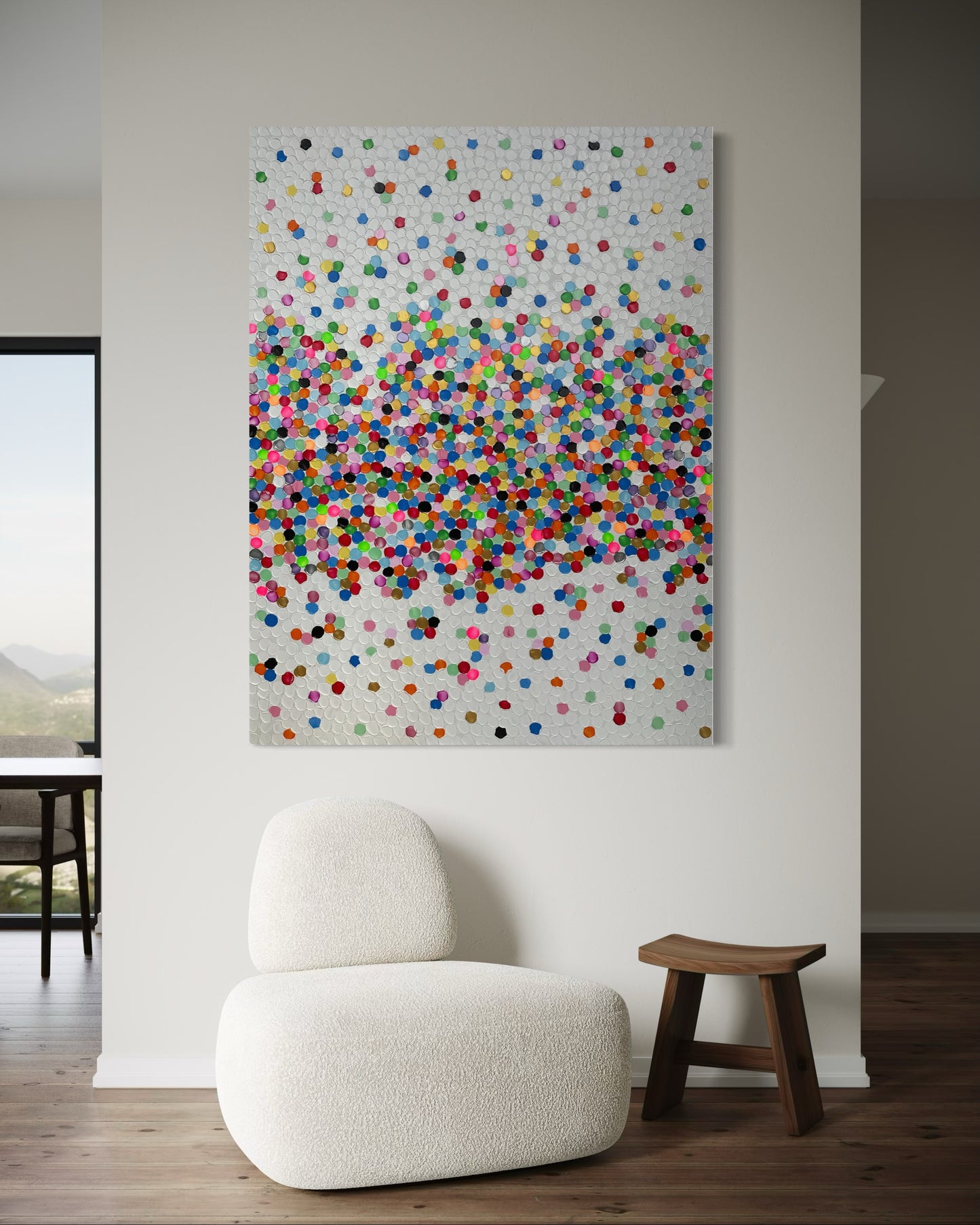"Konfetti no.4" 140x100cm