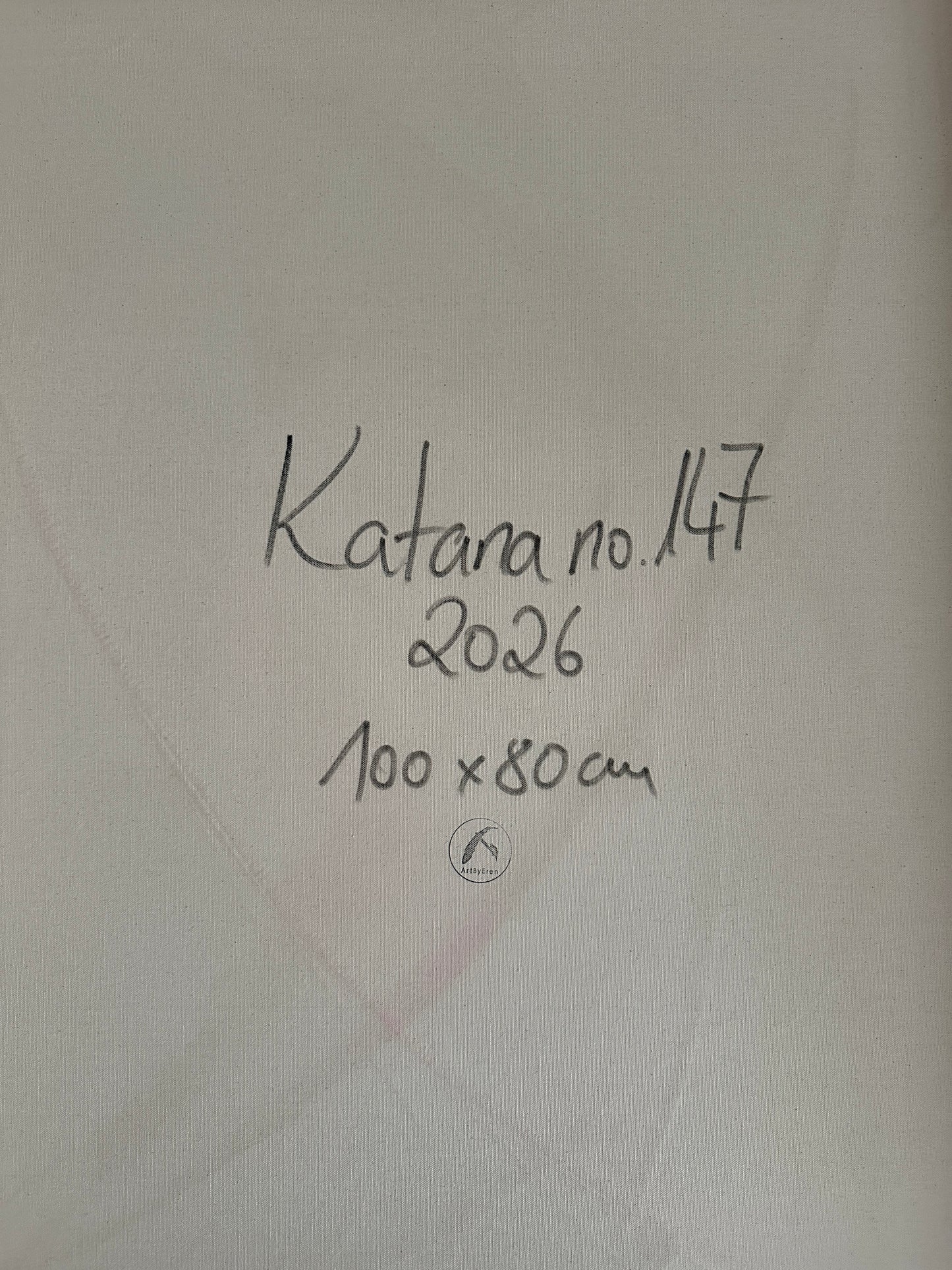 "Katana no.147" 100x80cm