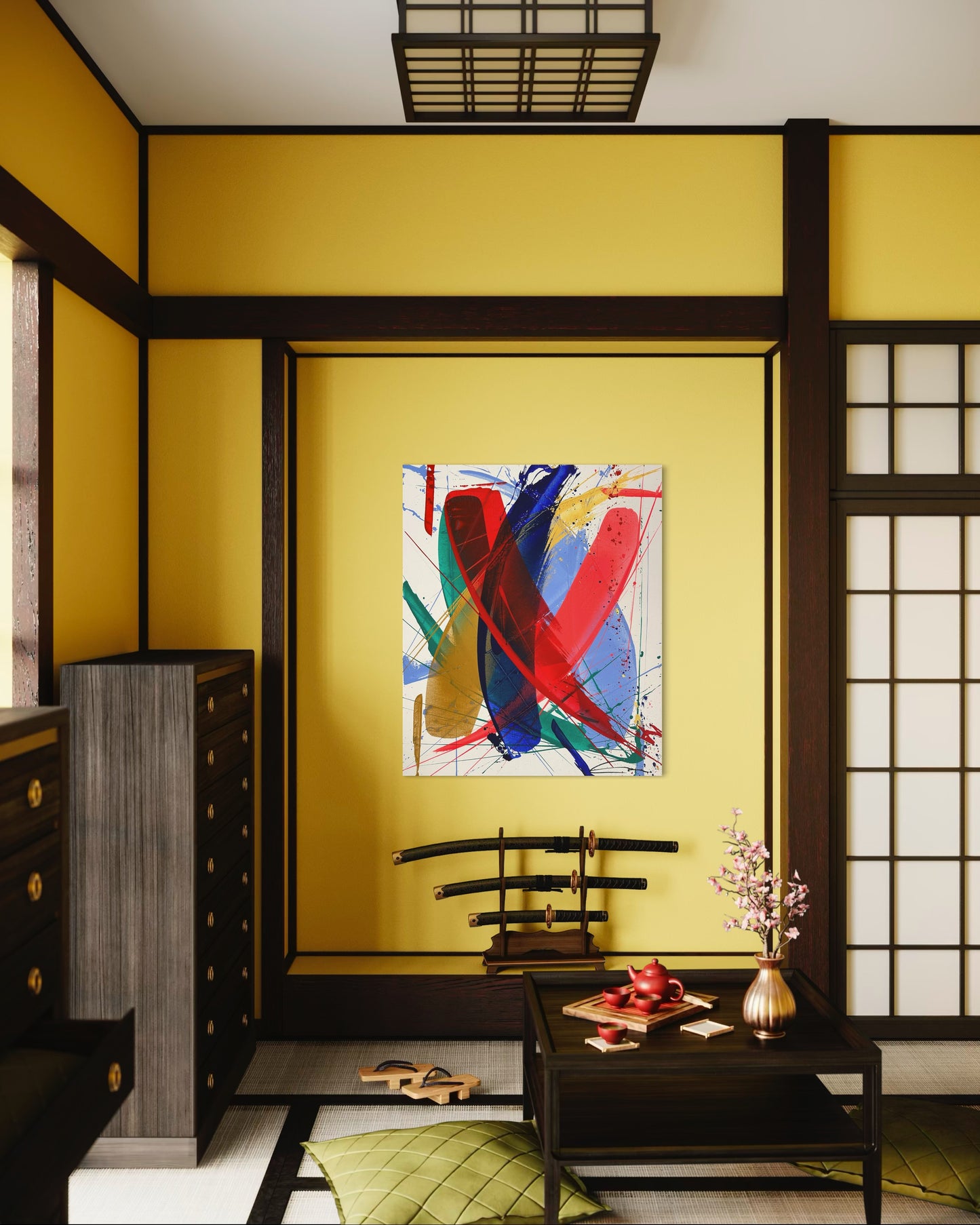 "Katana no.147" 100x80cm