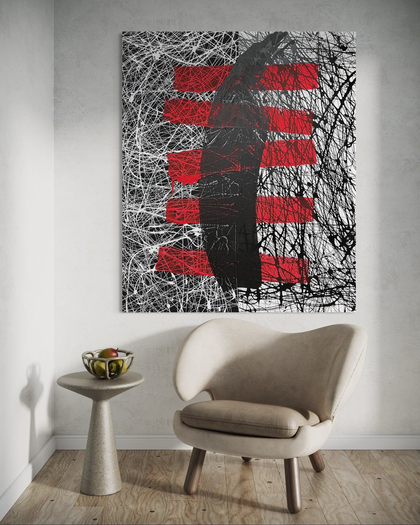 "Jackson X Katana" 120x100cm