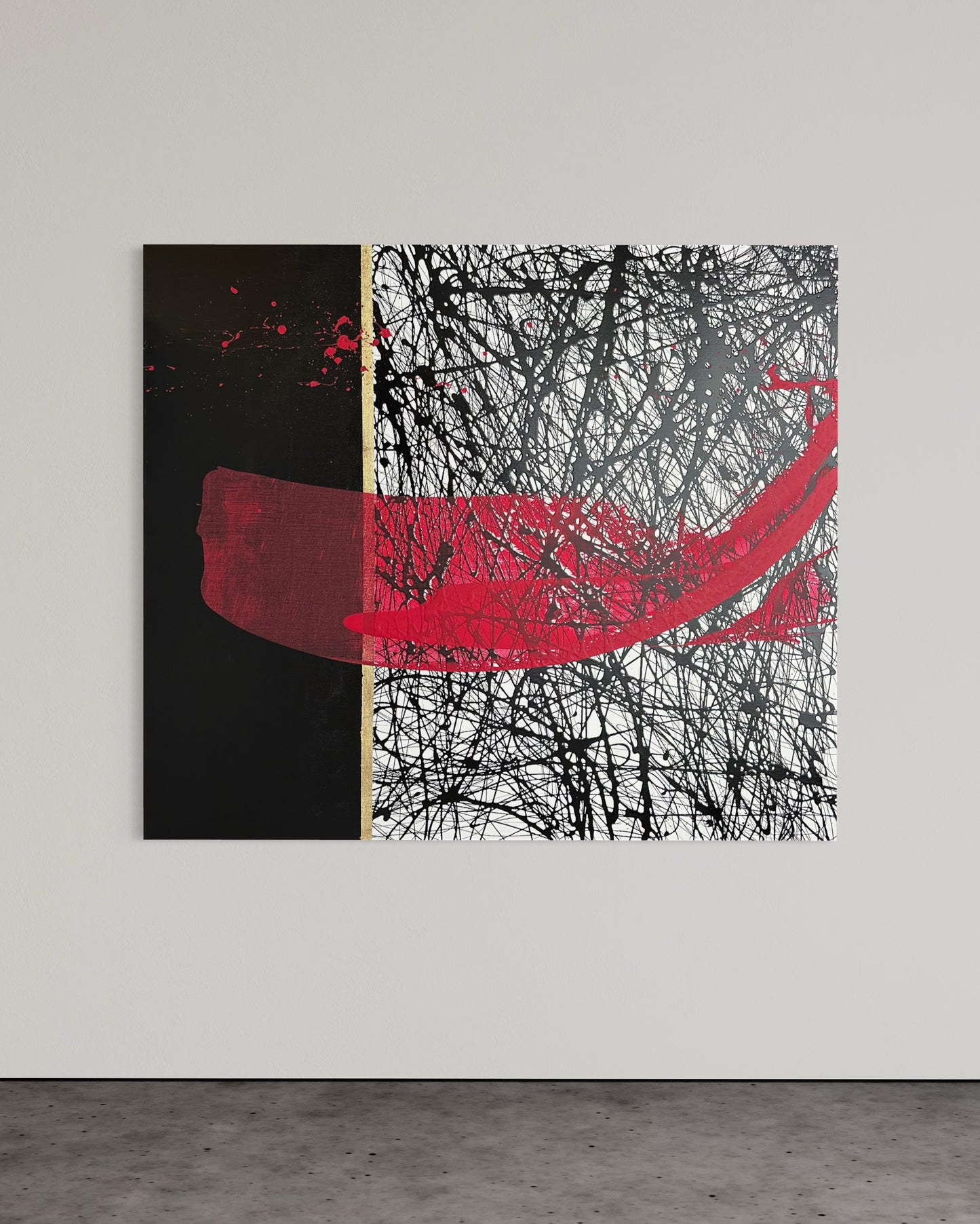 "Jackson X Katana no.2" 120x100cm