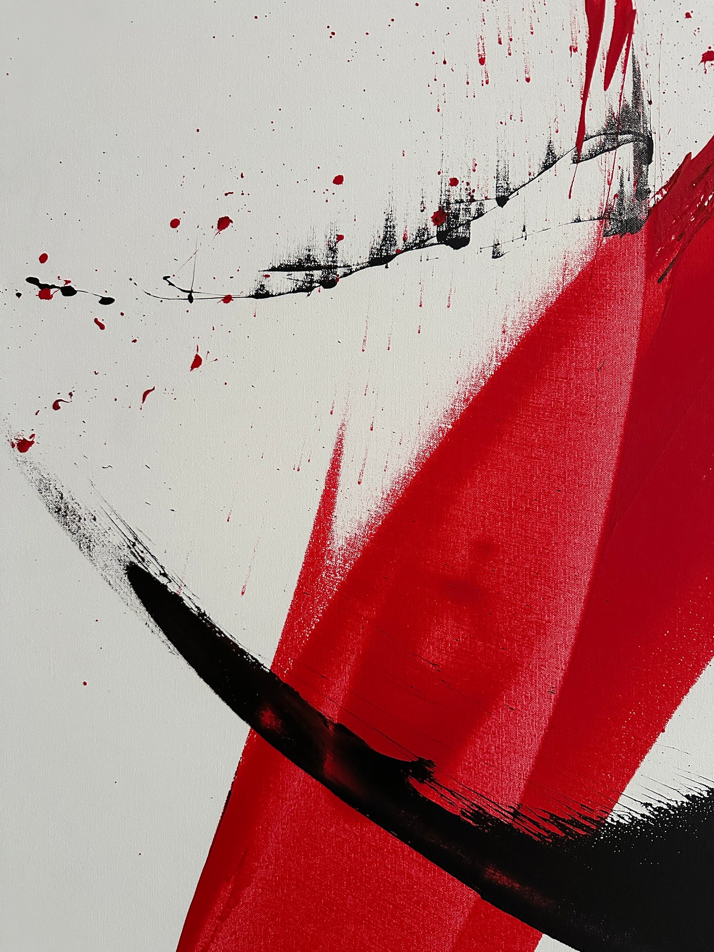"Katana no.156" 140x140cm