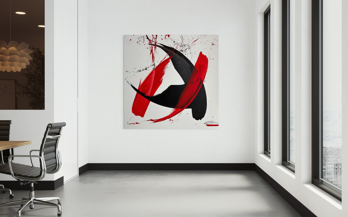 "Katana no.156" 140x140cm