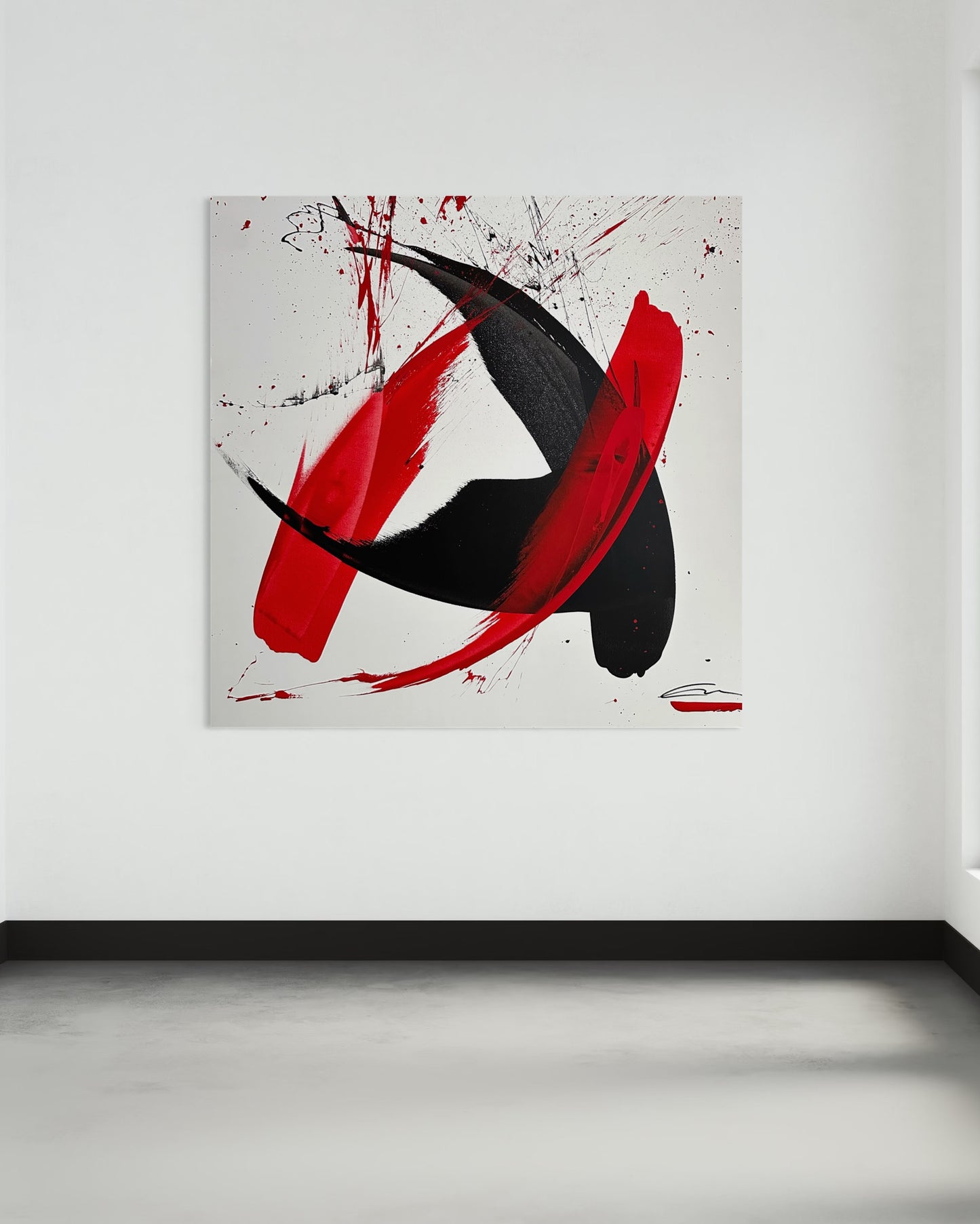 "Katana no.156" 140x140cm