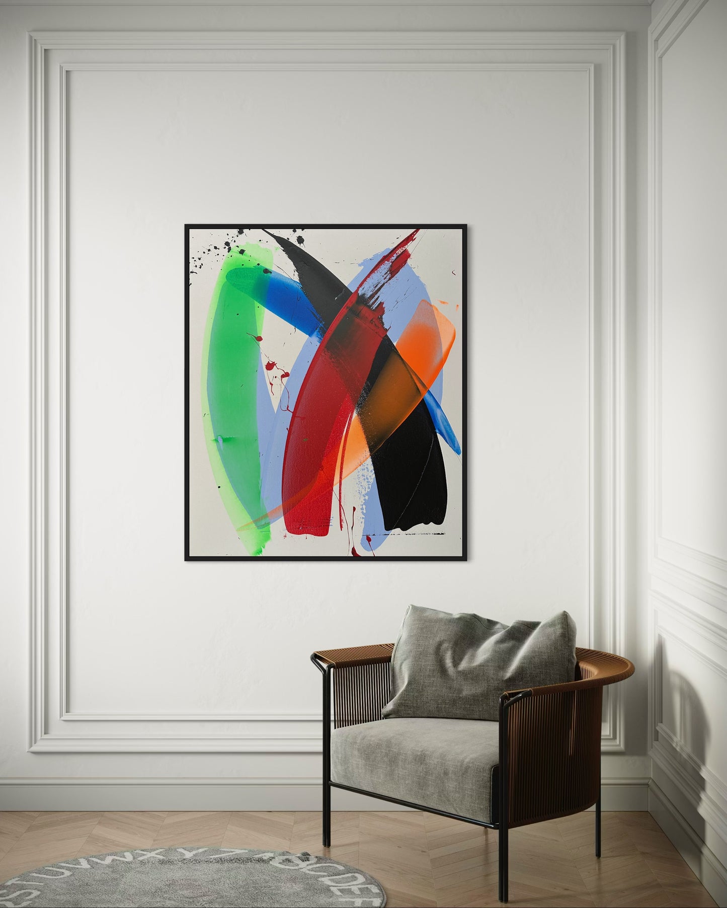 "Katana no.143" 100x80cm