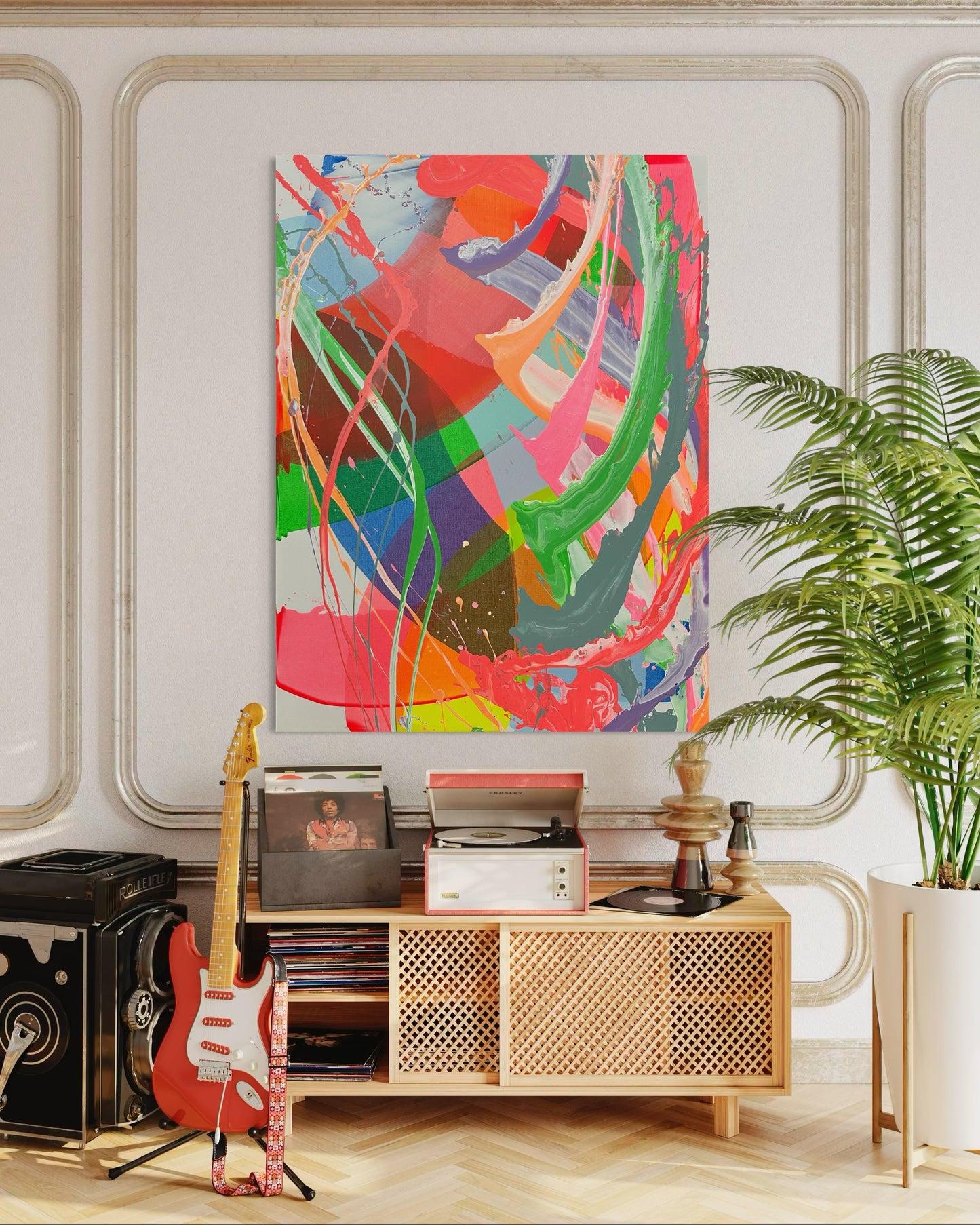 "Katana DNA" 140x100cm