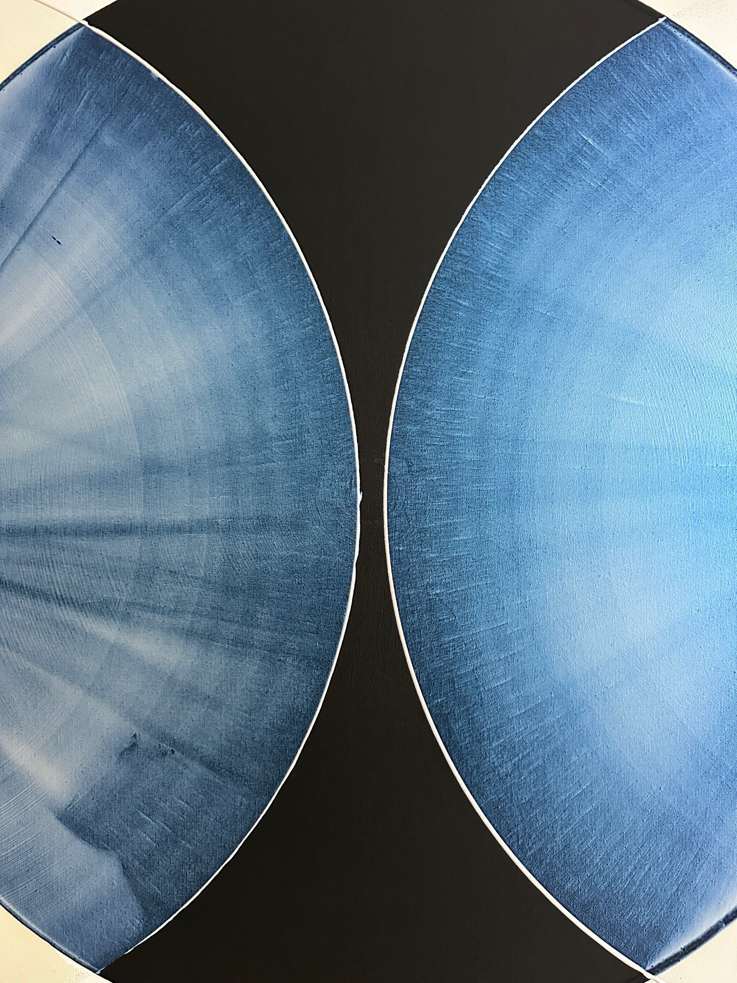 "Shimmering Silence I" 120x100cm