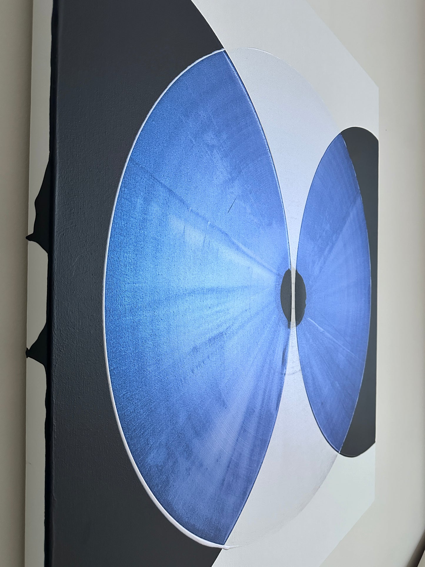 "Shimmering Silence II" 120x100cm