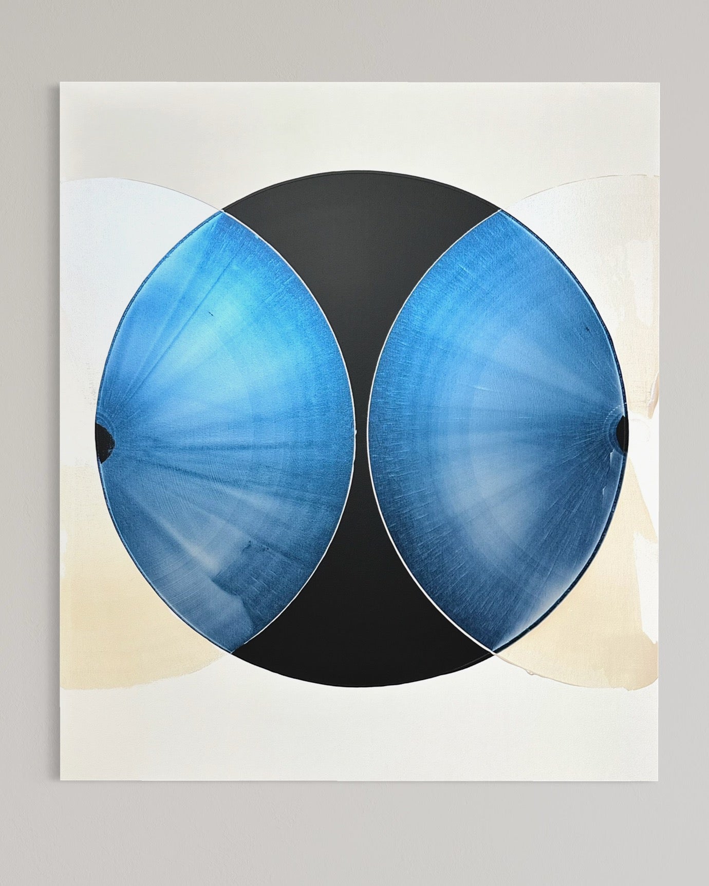 "Shimmering Silence I" 120x100cm