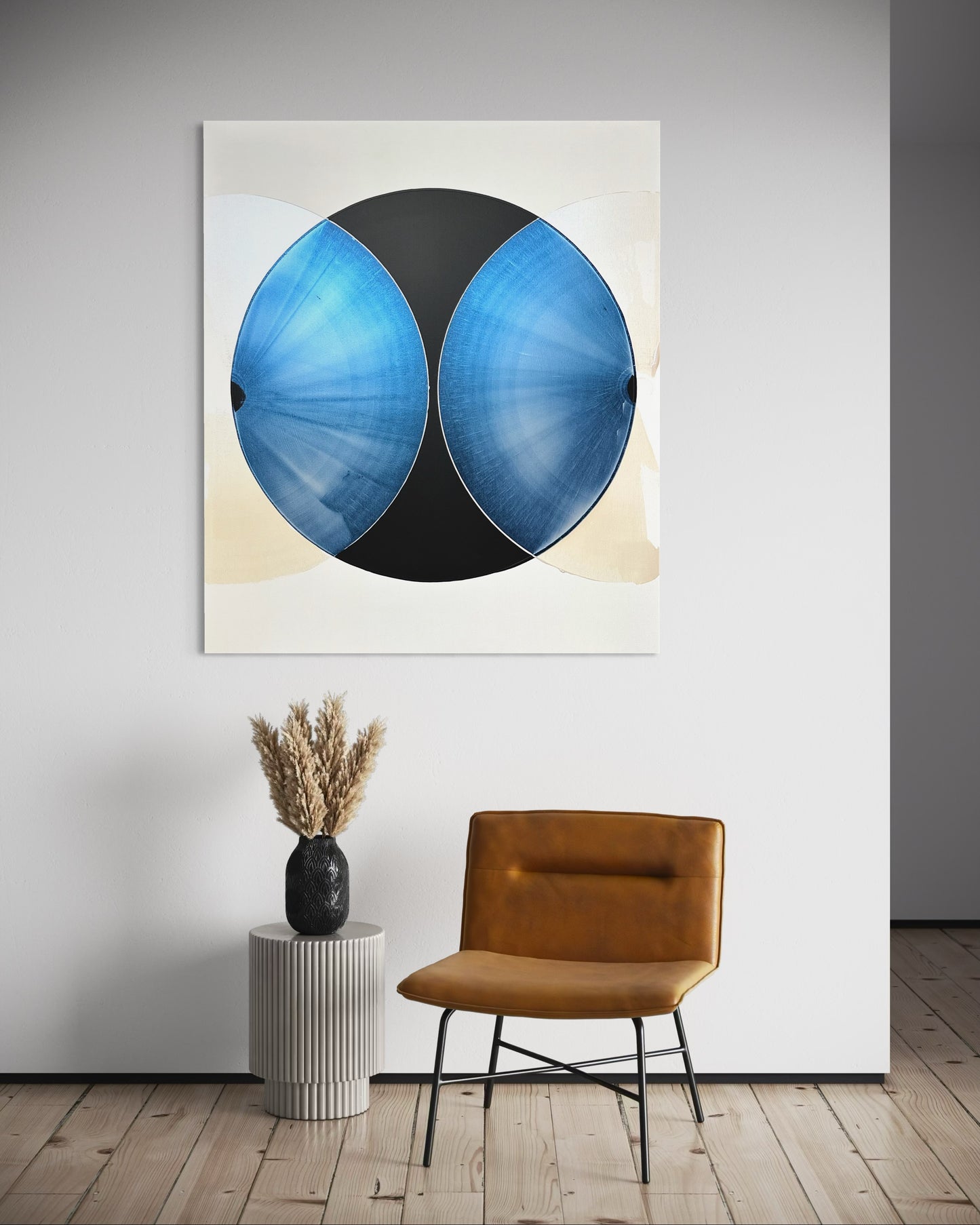 "Shimmering Silence I" 120x100cm