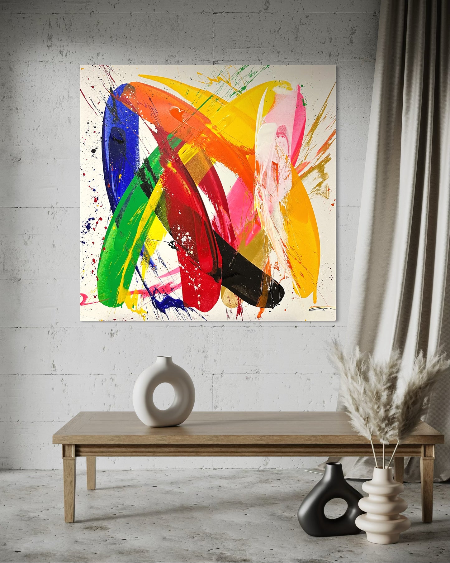 "Katana no.159" 120x120cm