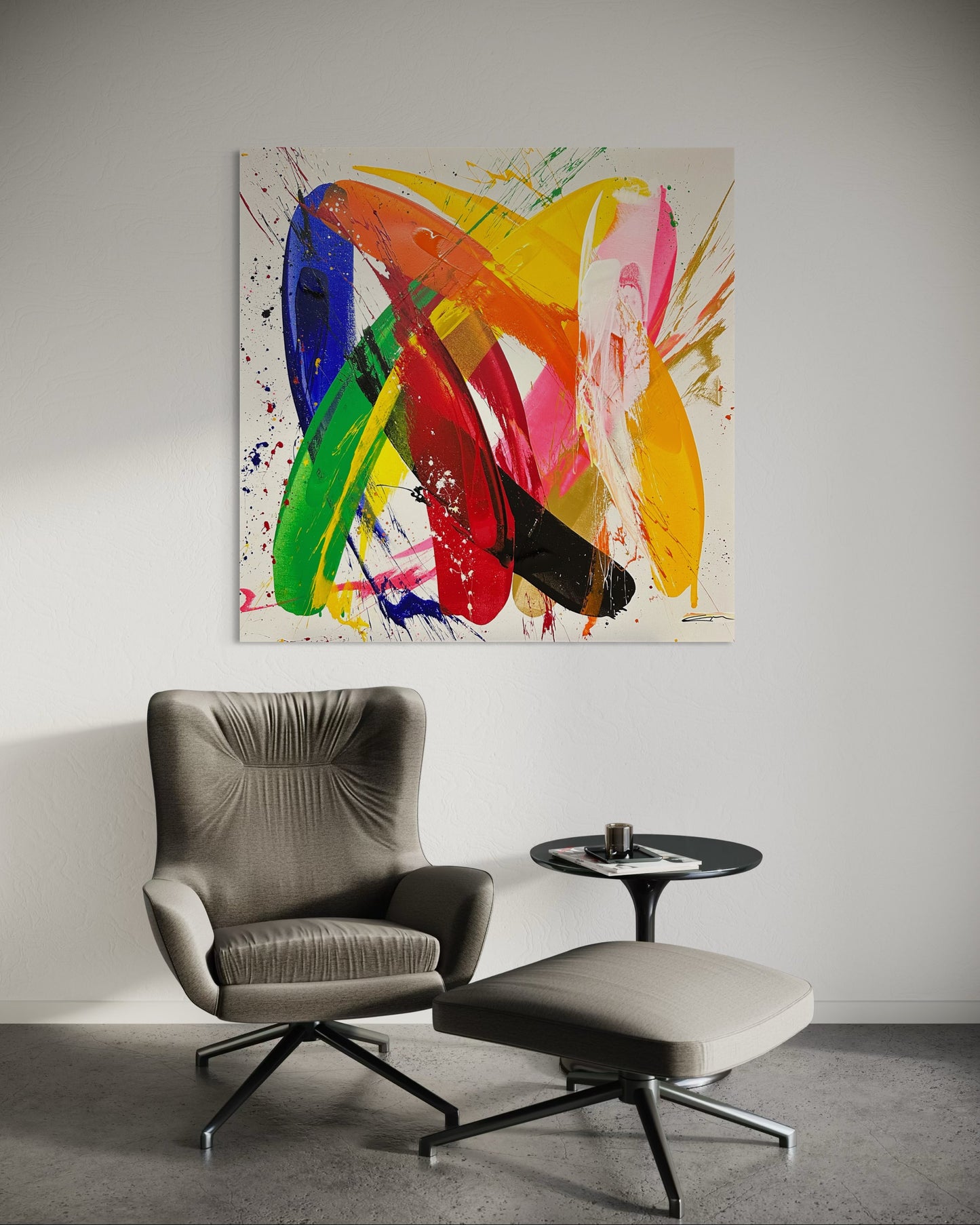 "Katana no.159" 120x120cm