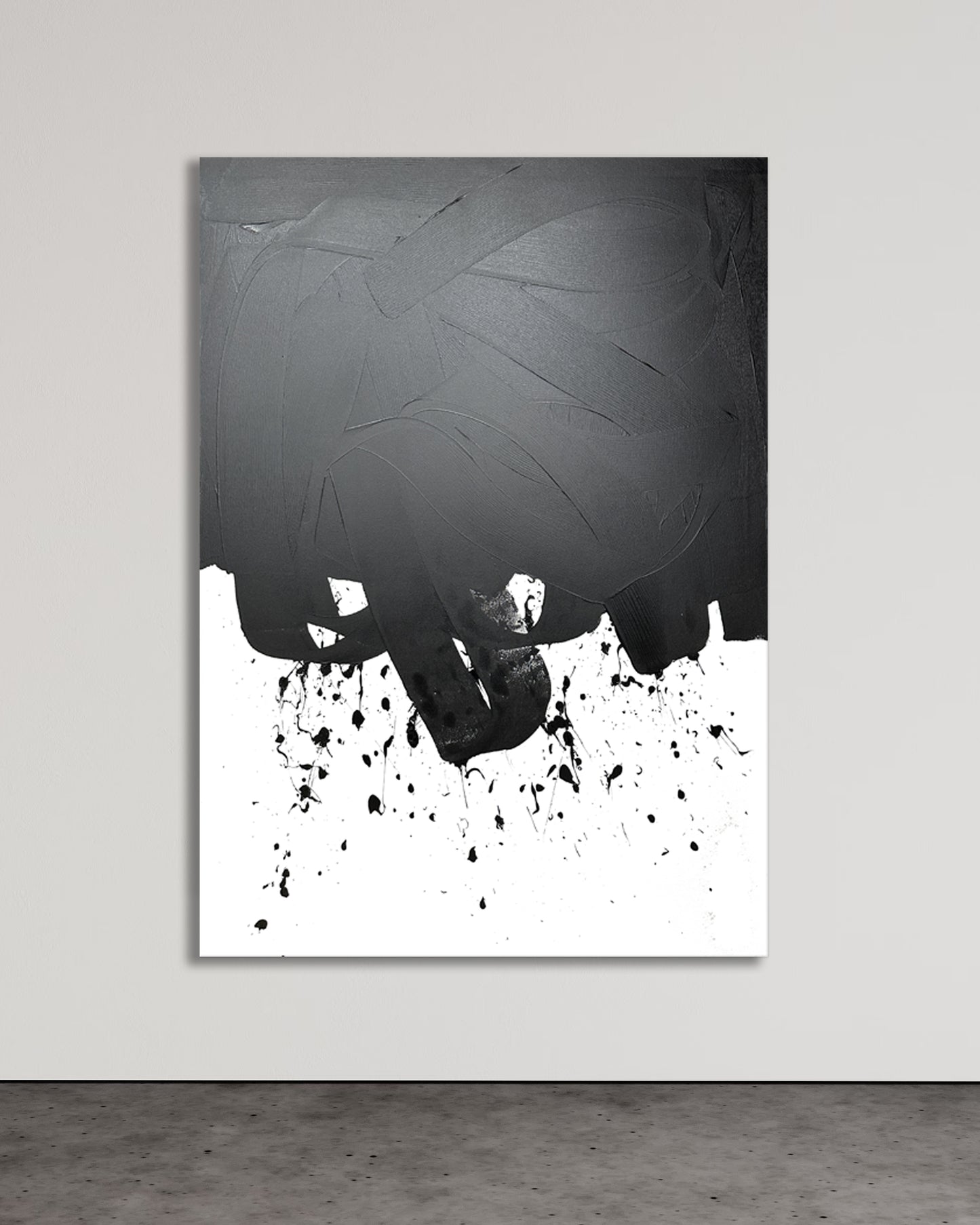 "Black Loop" 100x140cm