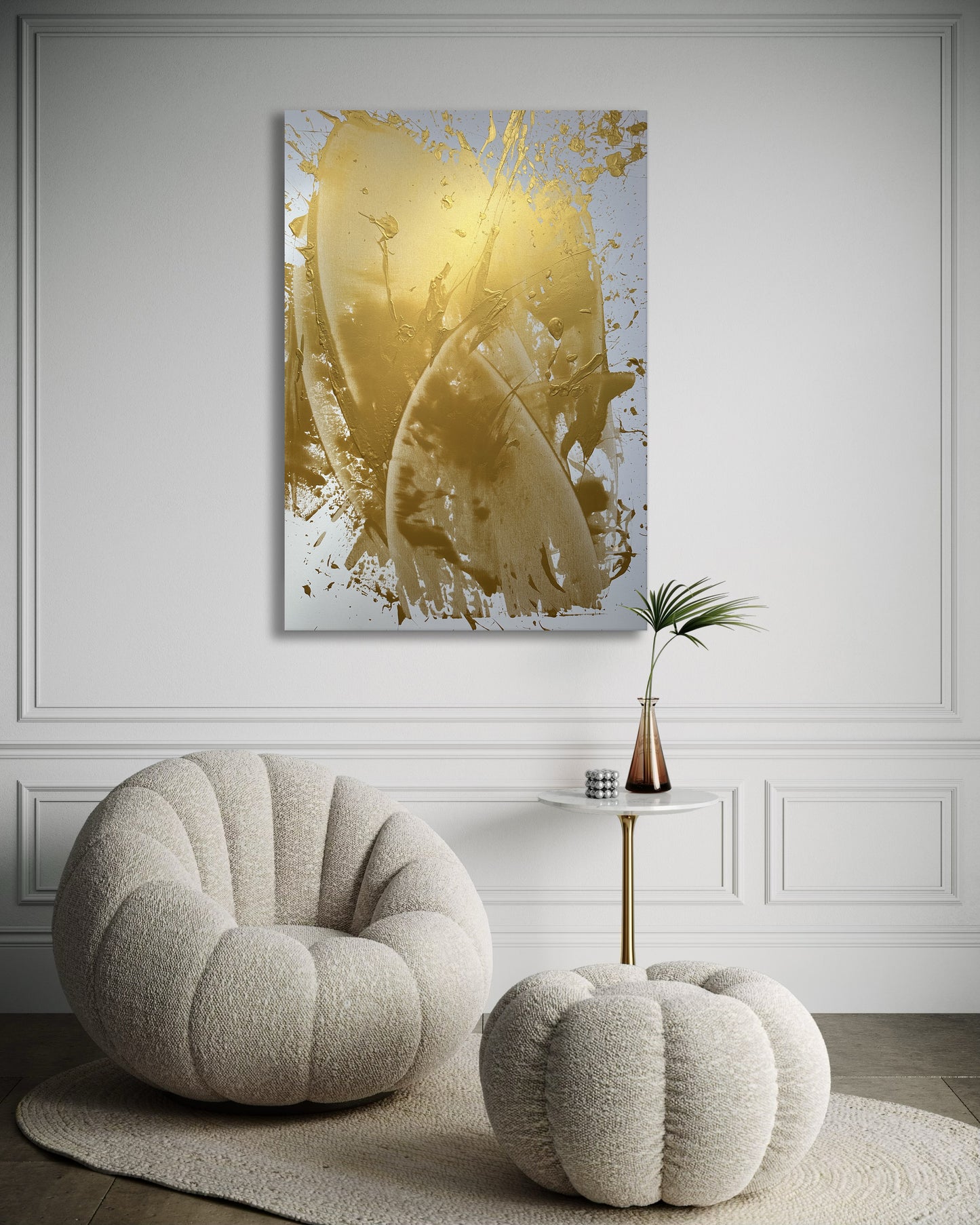 "Katana Gold no.2" 100x140cm