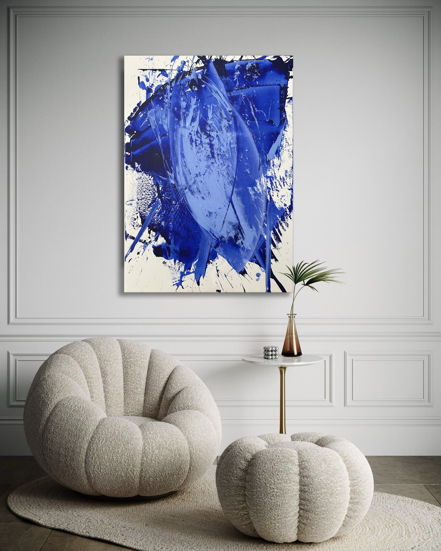 "Blue Katana" 100x140cm