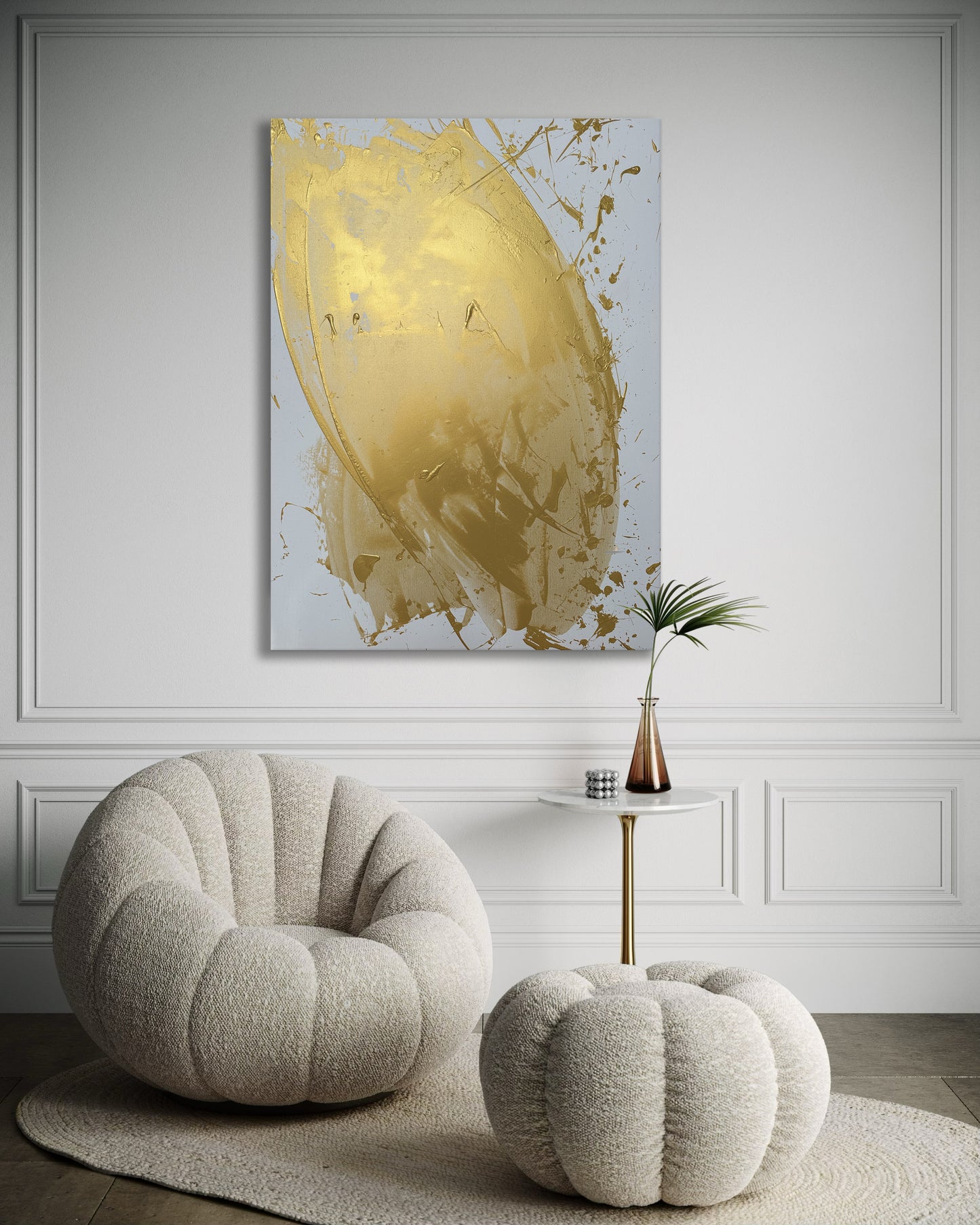 "Katana Gold no.3" 100x140cm