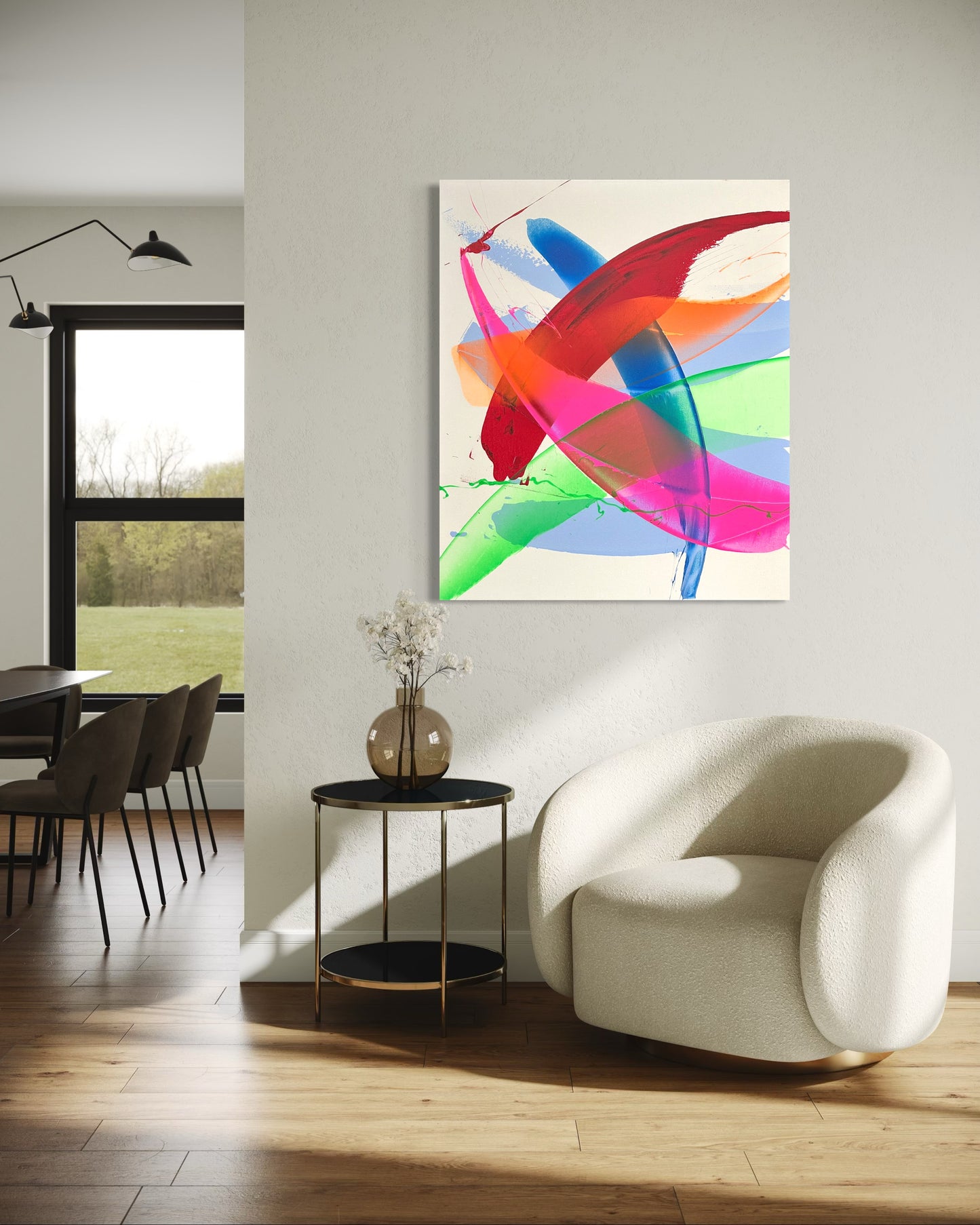 "Katana no.142" 100x80cm