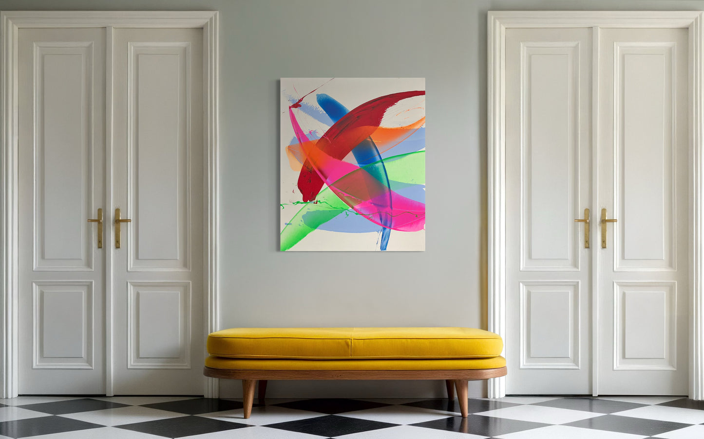 "Katana no.142" 100x80cm