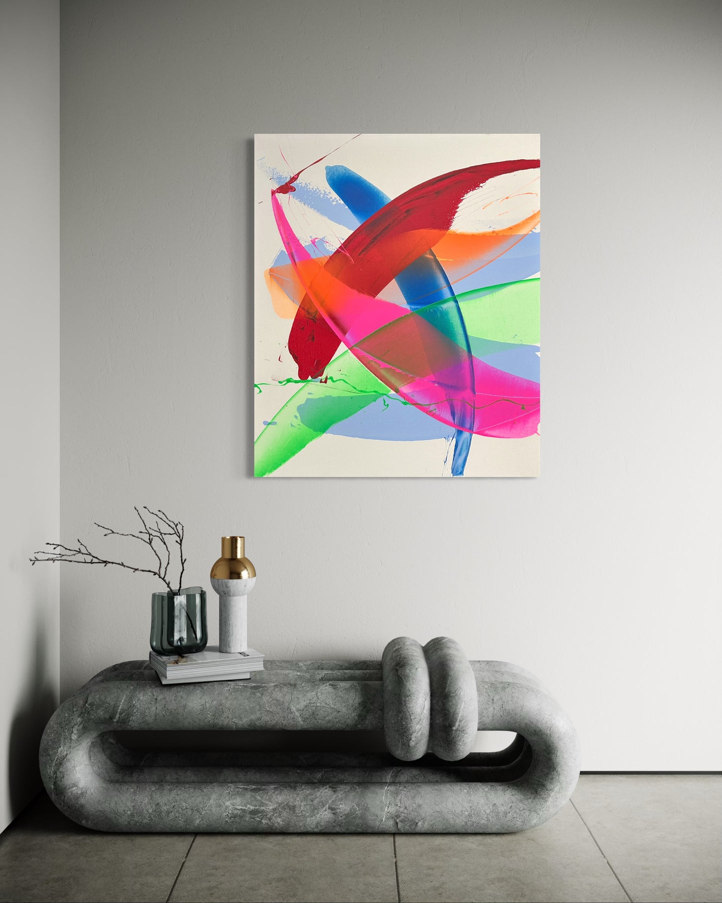 "Katana no.142" 100x80cm