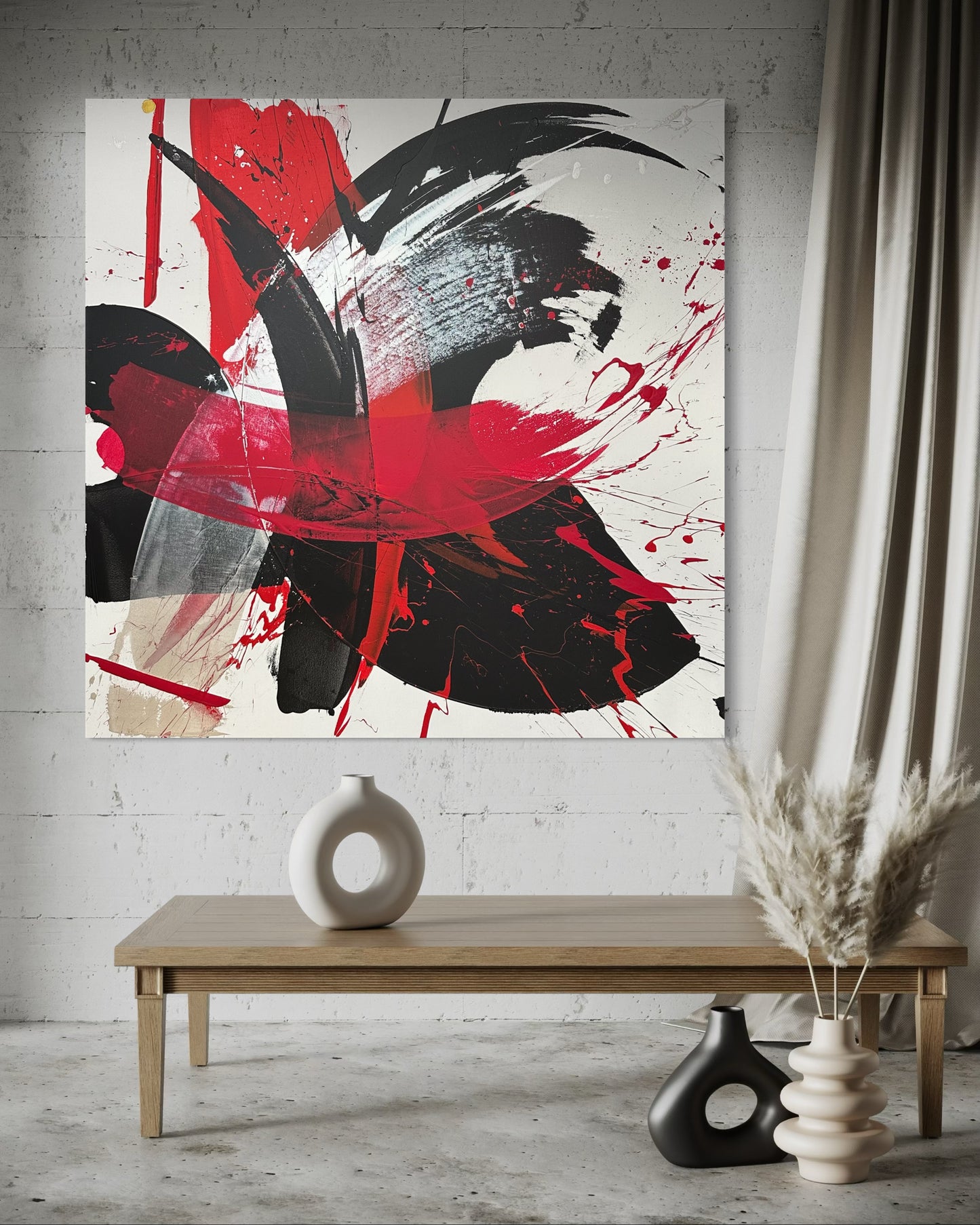 "Katana no.146" 140x140cm