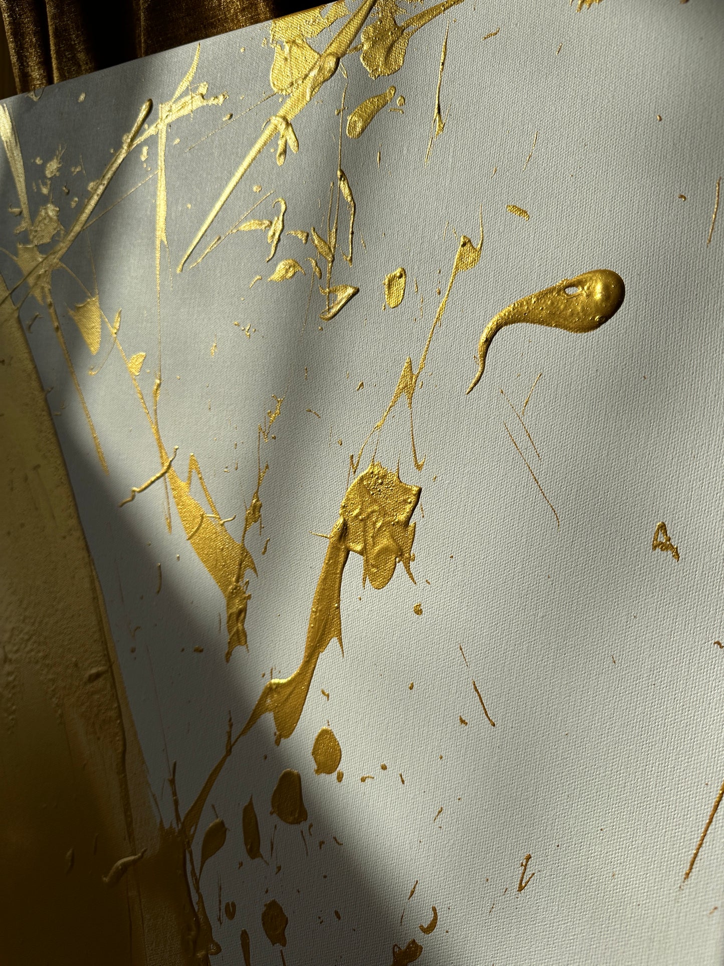 "Katana Gold no.3" 100x140cm