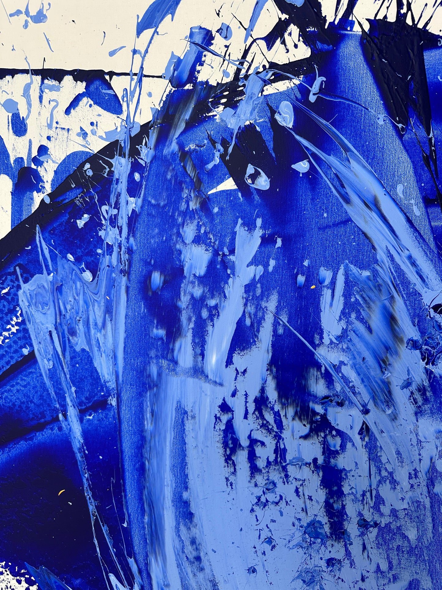 "Blue Katana" 100x140cm