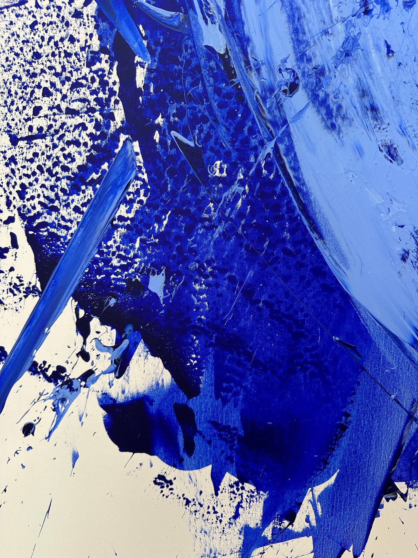 "Blue Katana" 100x140cm