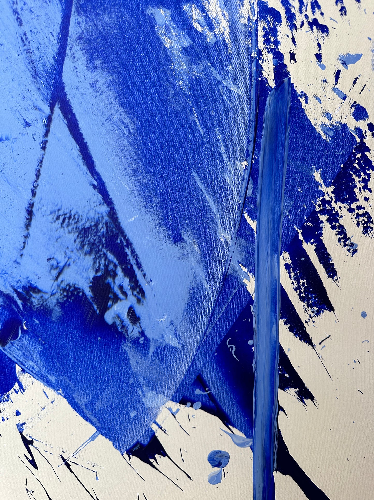 "Blue Katana" 100x140cm