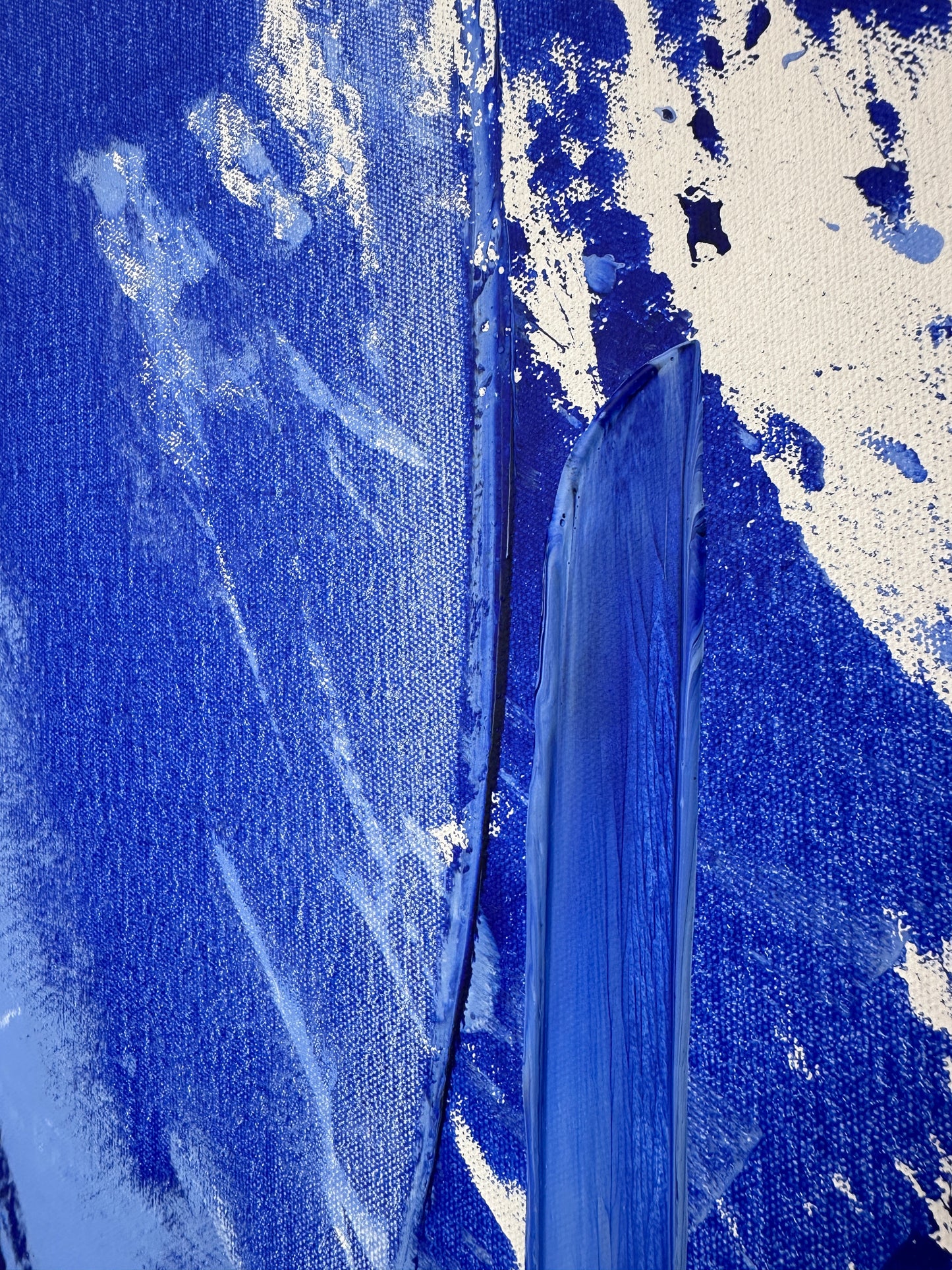 "Blue Katana" 100x140cm