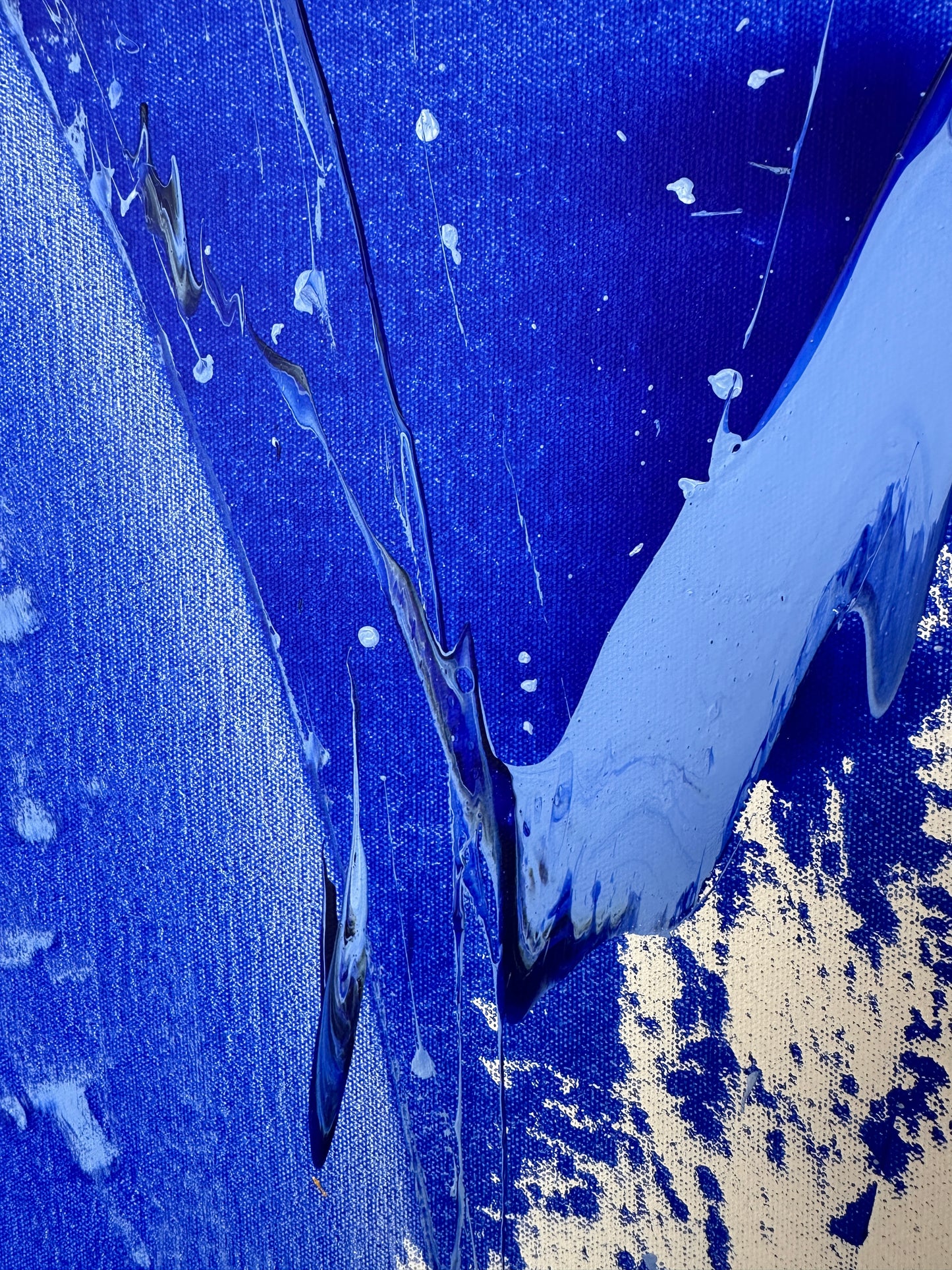 "Blue Katana" 100x140cm