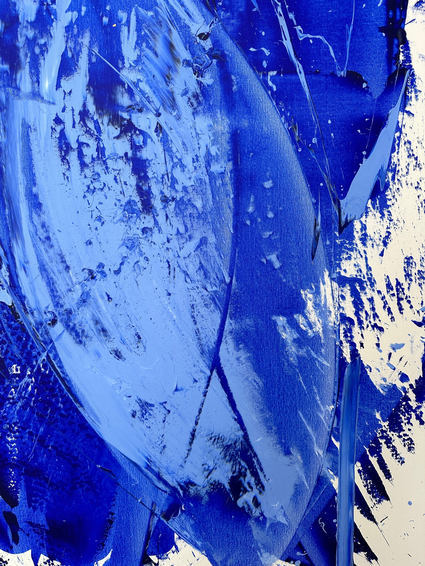 "Blue Katana" 100x140cm