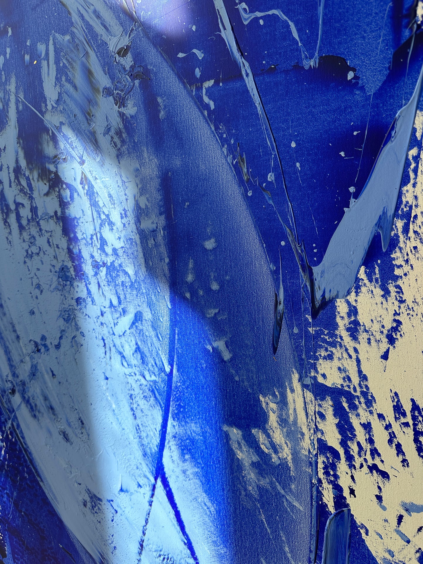 "Blue Katana" 100x140cm