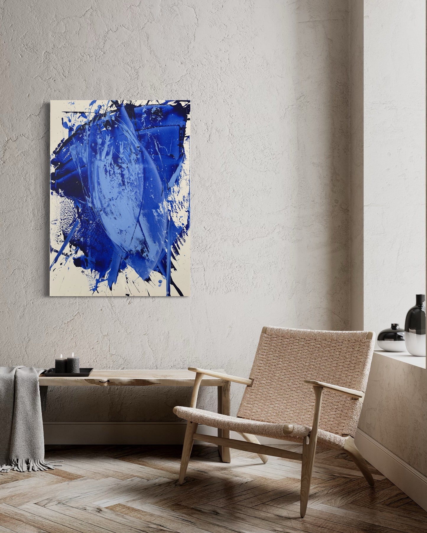 "Blue Katana" 100x140cm