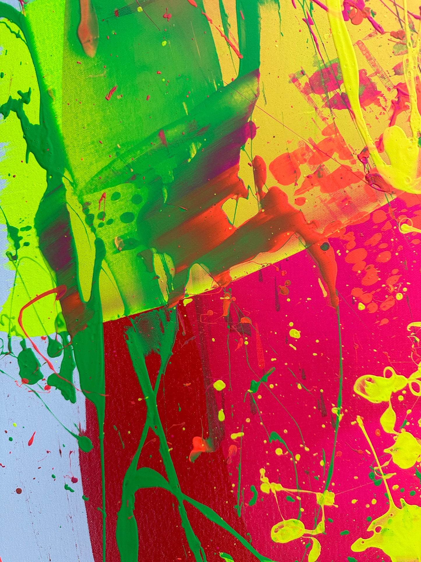 "Neon Katana no.2" 100x140cm