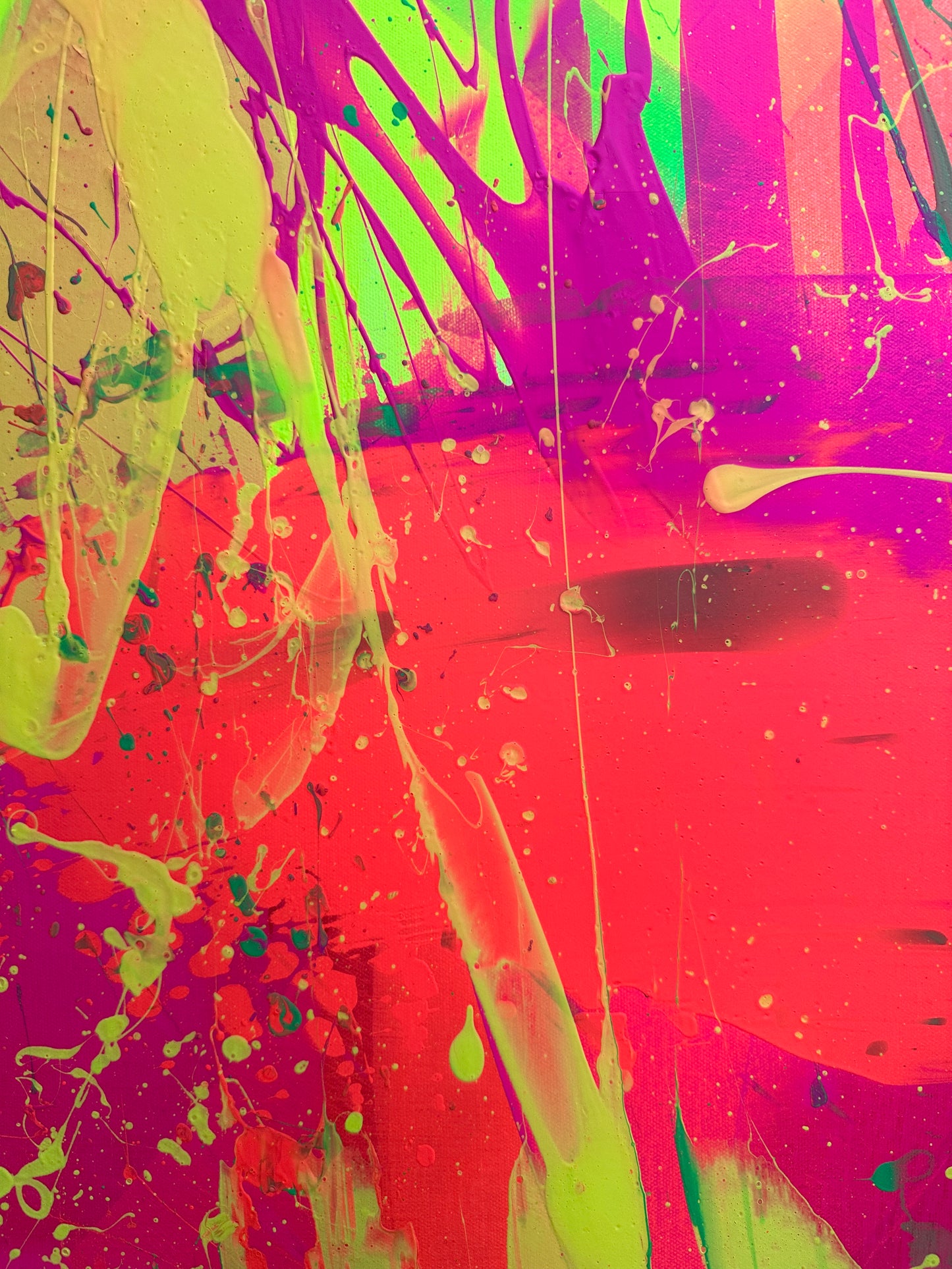 "Neon Katana no.2" 100x140cm