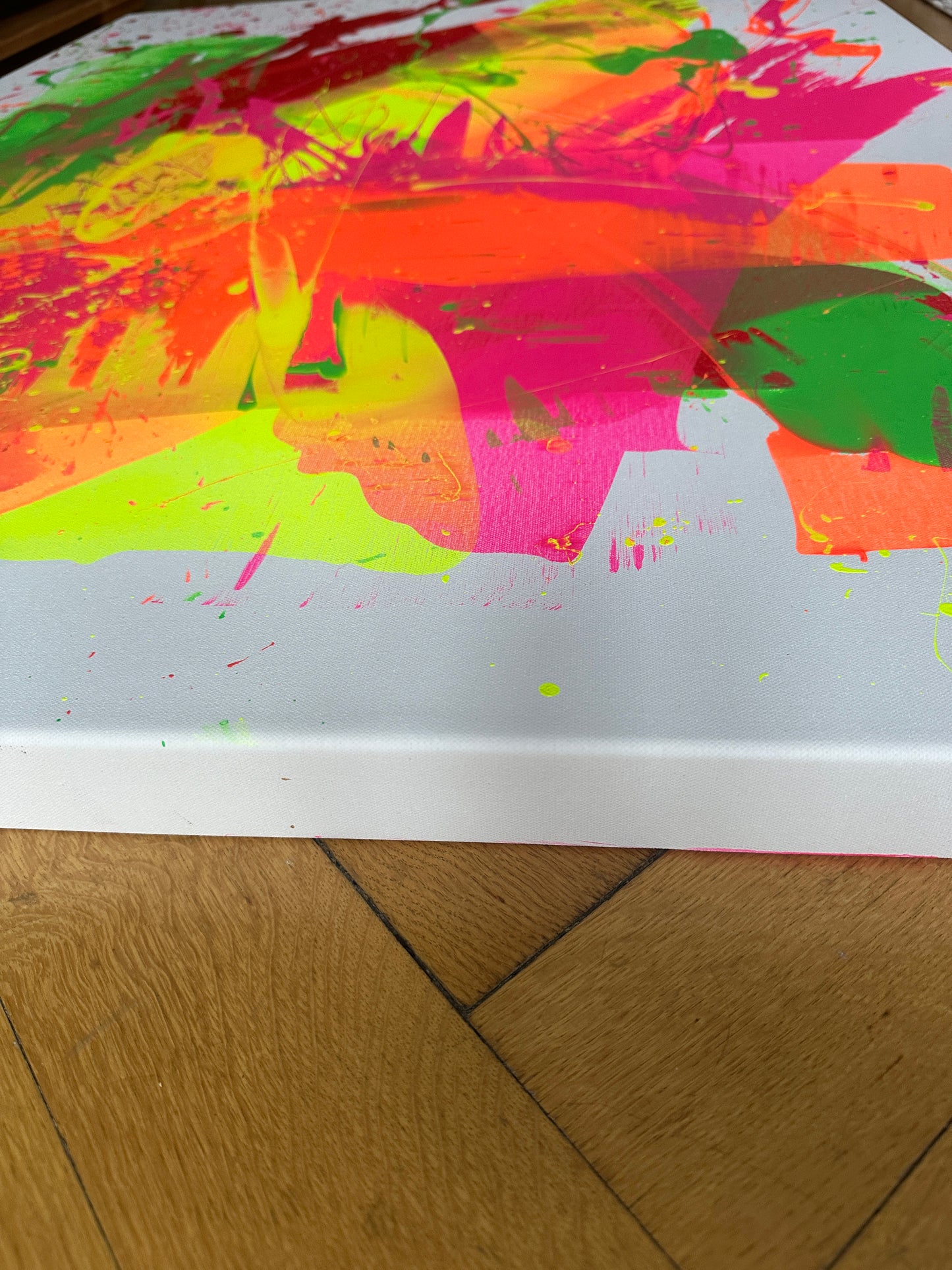 "Neon Katana no.2" 100x140cm