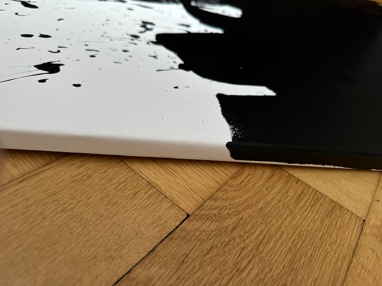 "Black Loop" 100x140cm